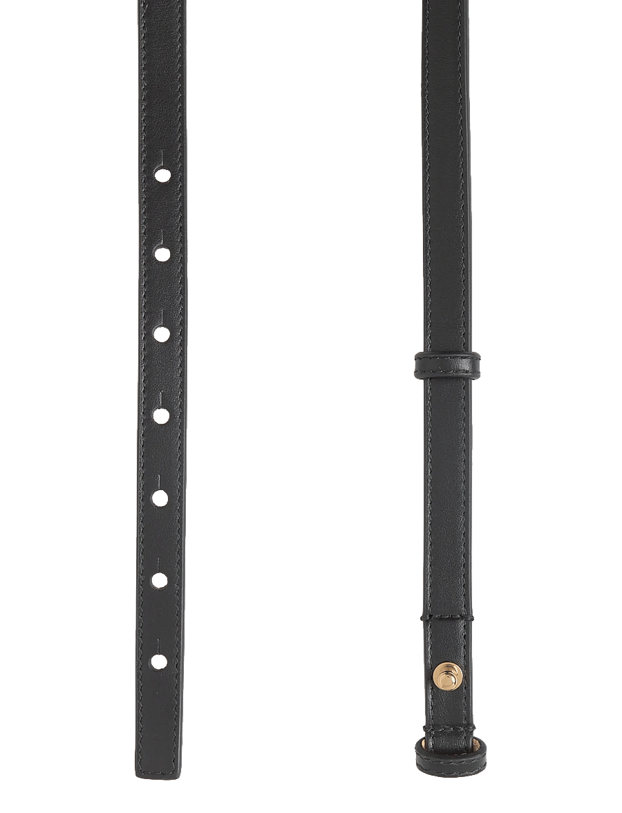 Chloé - Iconic Small Belt - læderbælter - black - 1