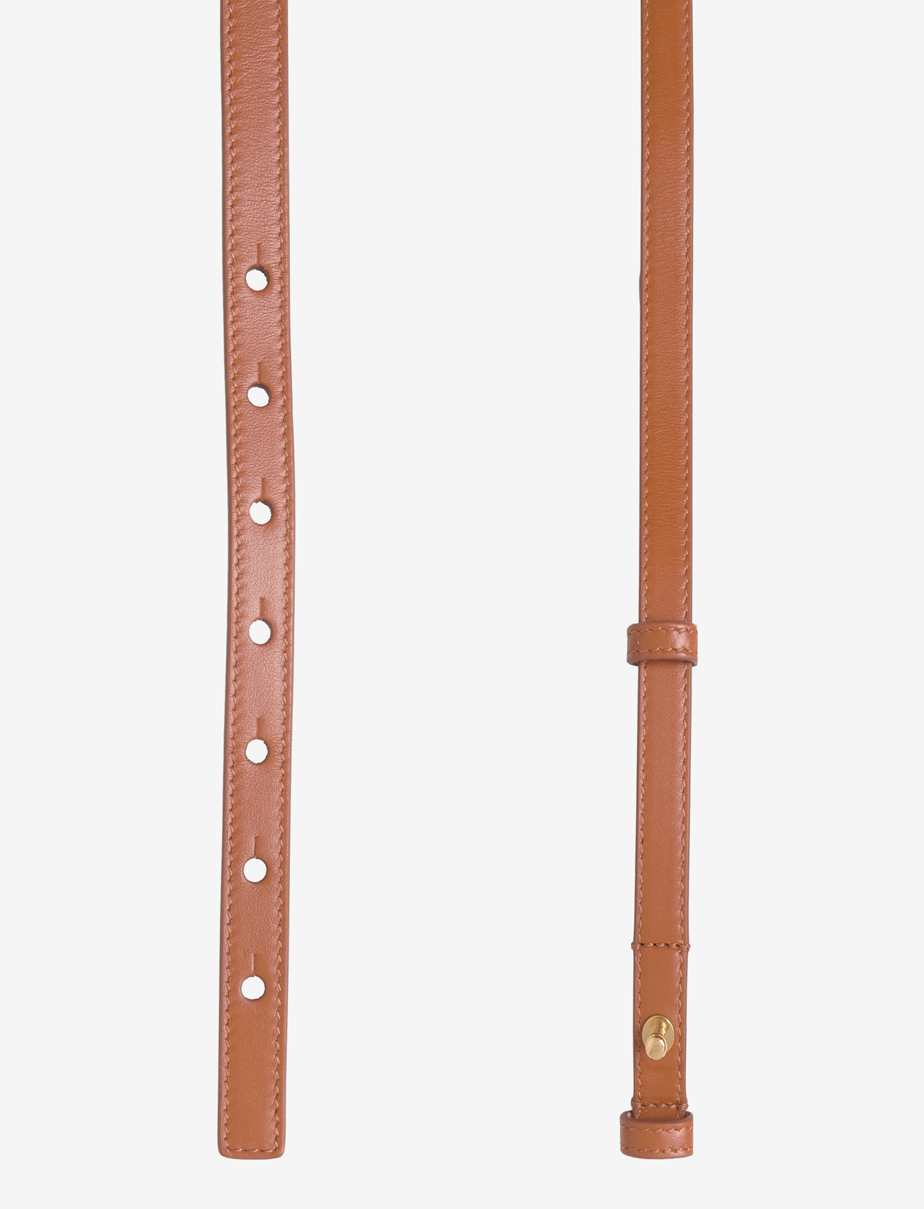 Chloé - Iconic Small Belt - leather belts - brown - 1