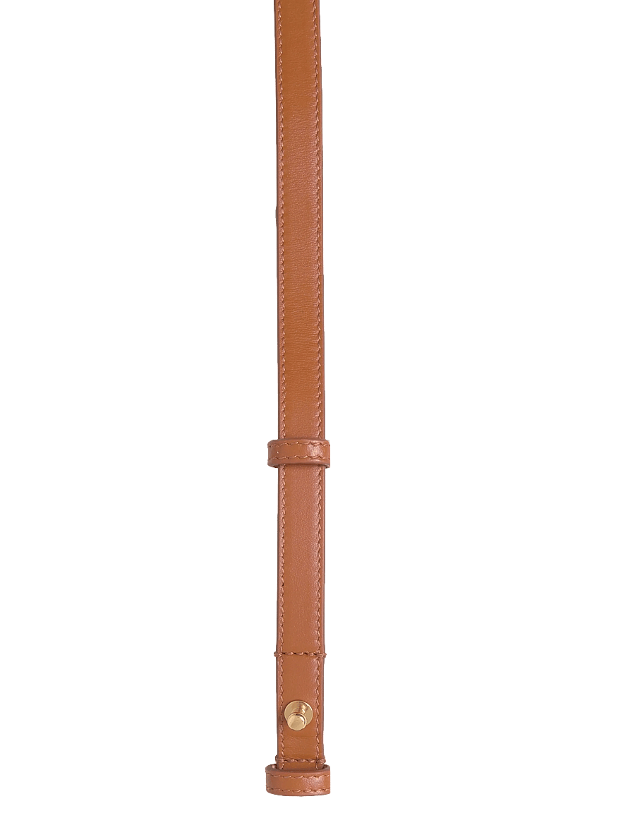 Chloé - Iconic Small Belt - læderbælter - brown - 2