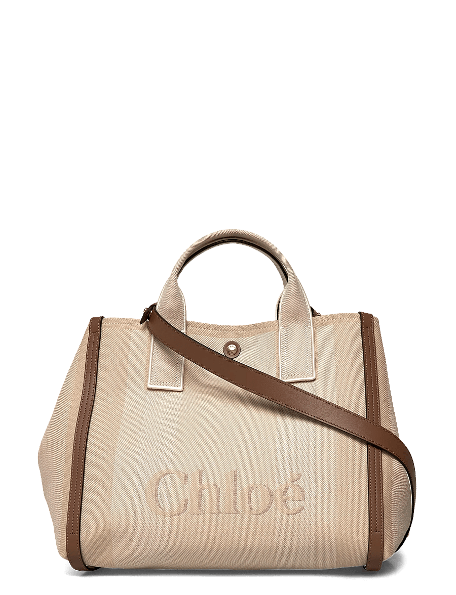 Chloé - Carry Tote Bag - tote bags - beige - 0