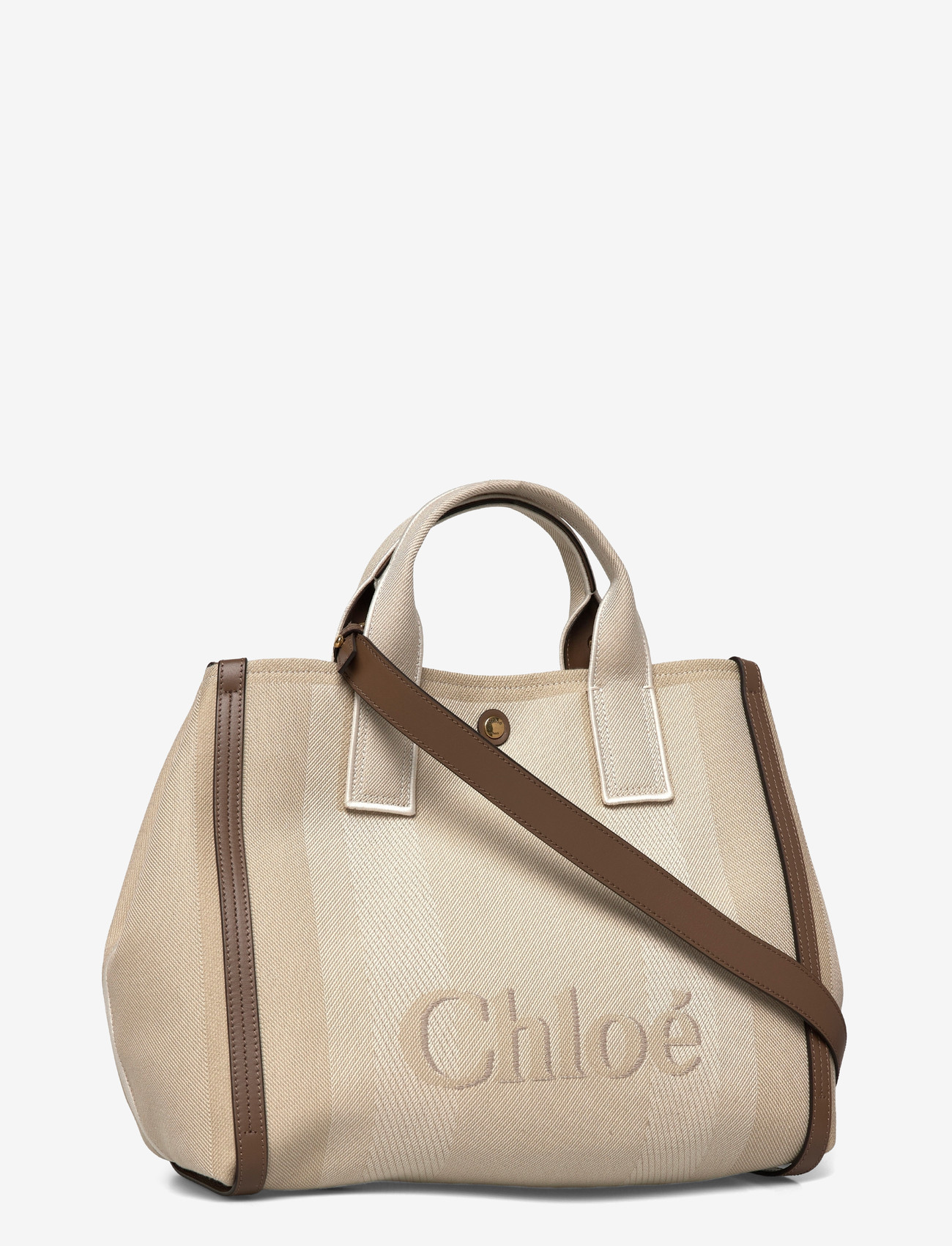 Chloé - Carry Tote Bag - tote bags - beige - 2