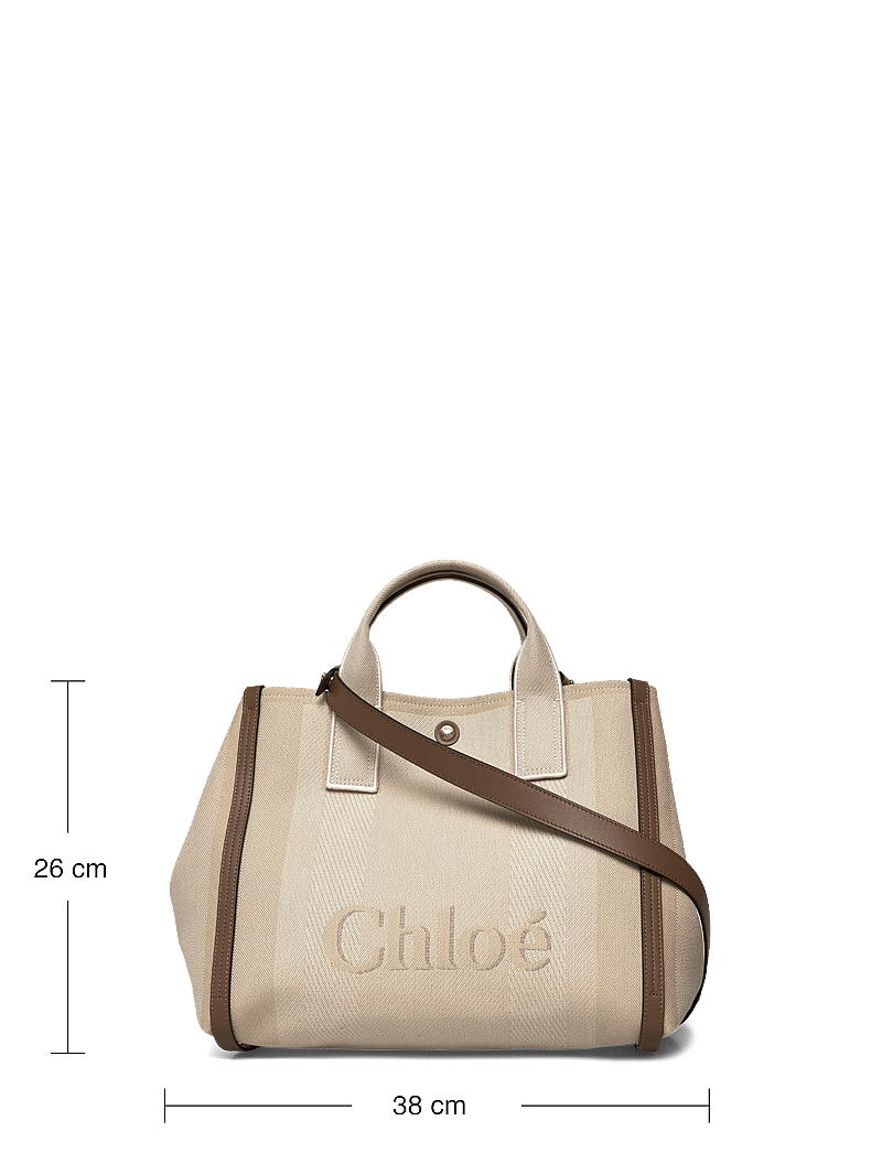 Chloé - Carry Tote Bag - tote bags - beige - 3