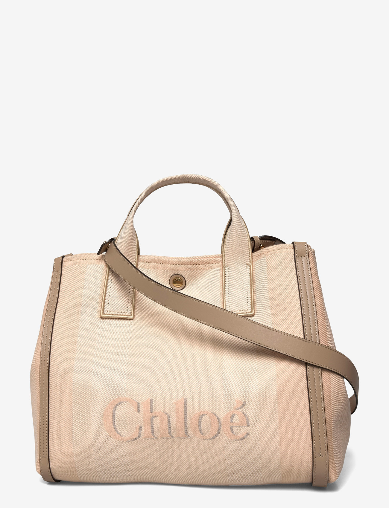 Chloé - Carry Tote Bag - tote bags - pink - 0