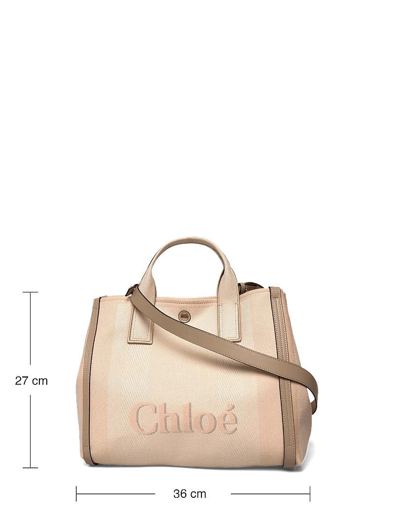 Chloé - Carry Tote Bag - tote bags - pink - 3