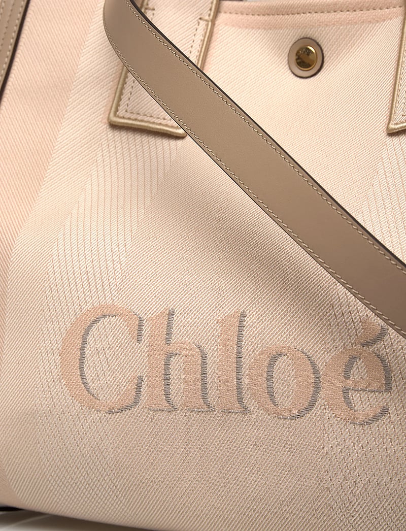 Chloé - Carry Tote Bag - tote bags - pink - 4