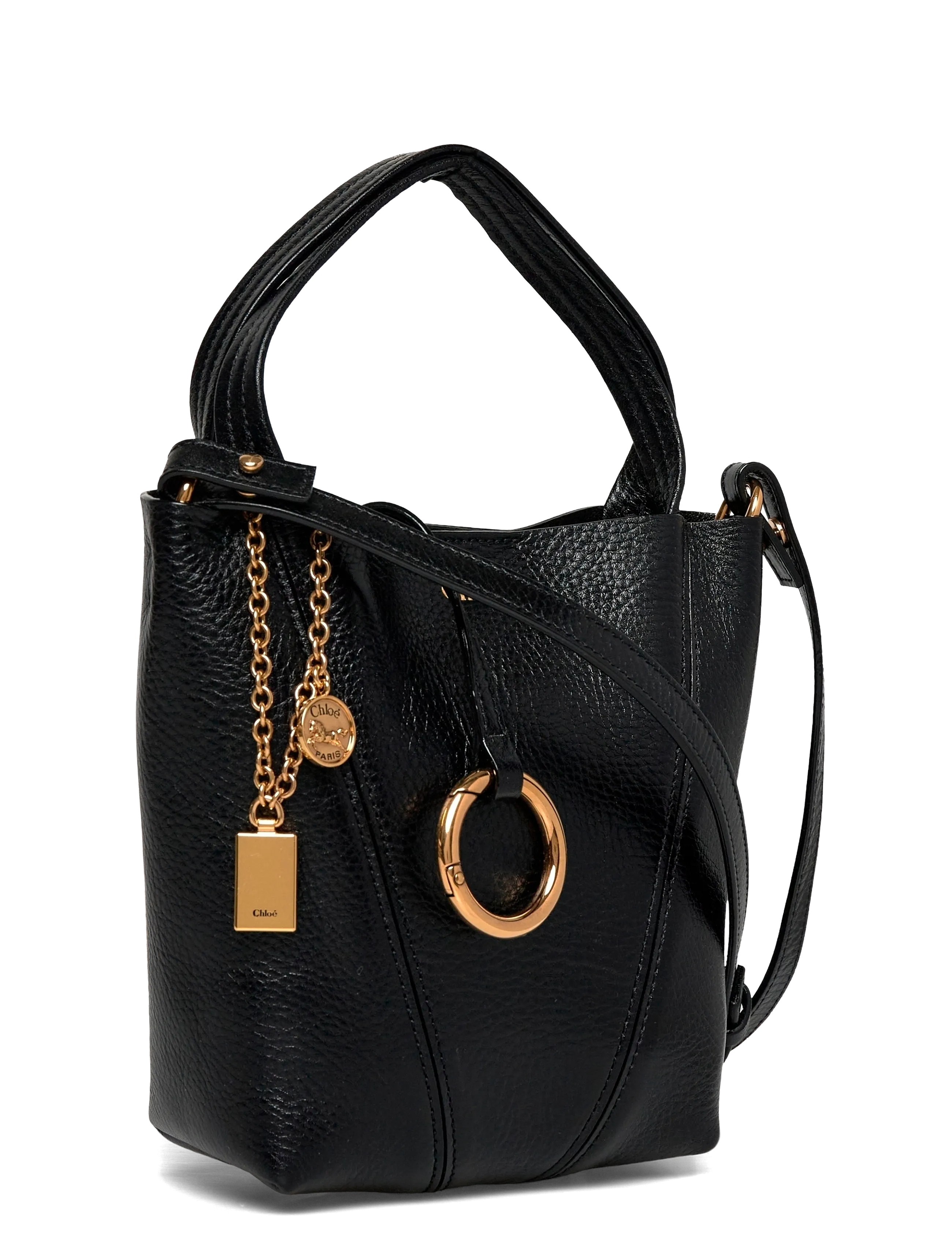 Chloé - Spin Tote Bag - tote bags - black - 2