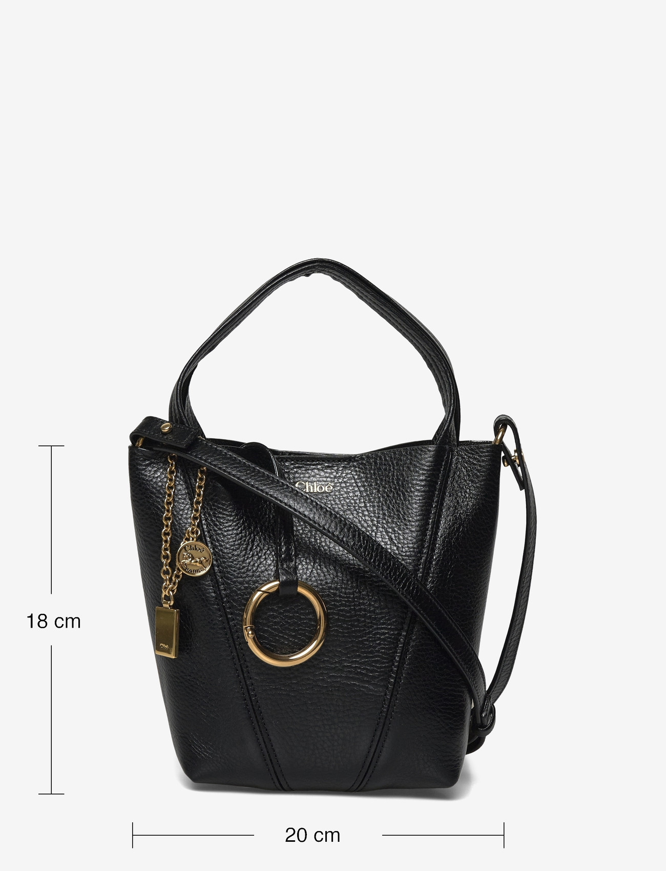 Chloé - Spin Tote Bag - tote bags - black - 3