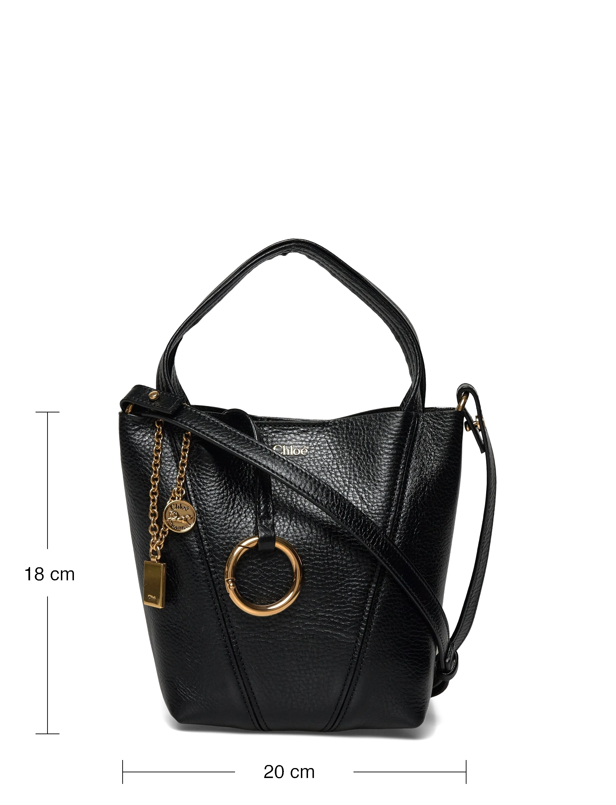 Chloé - Spin Tote Bag - tote bags - black - 3