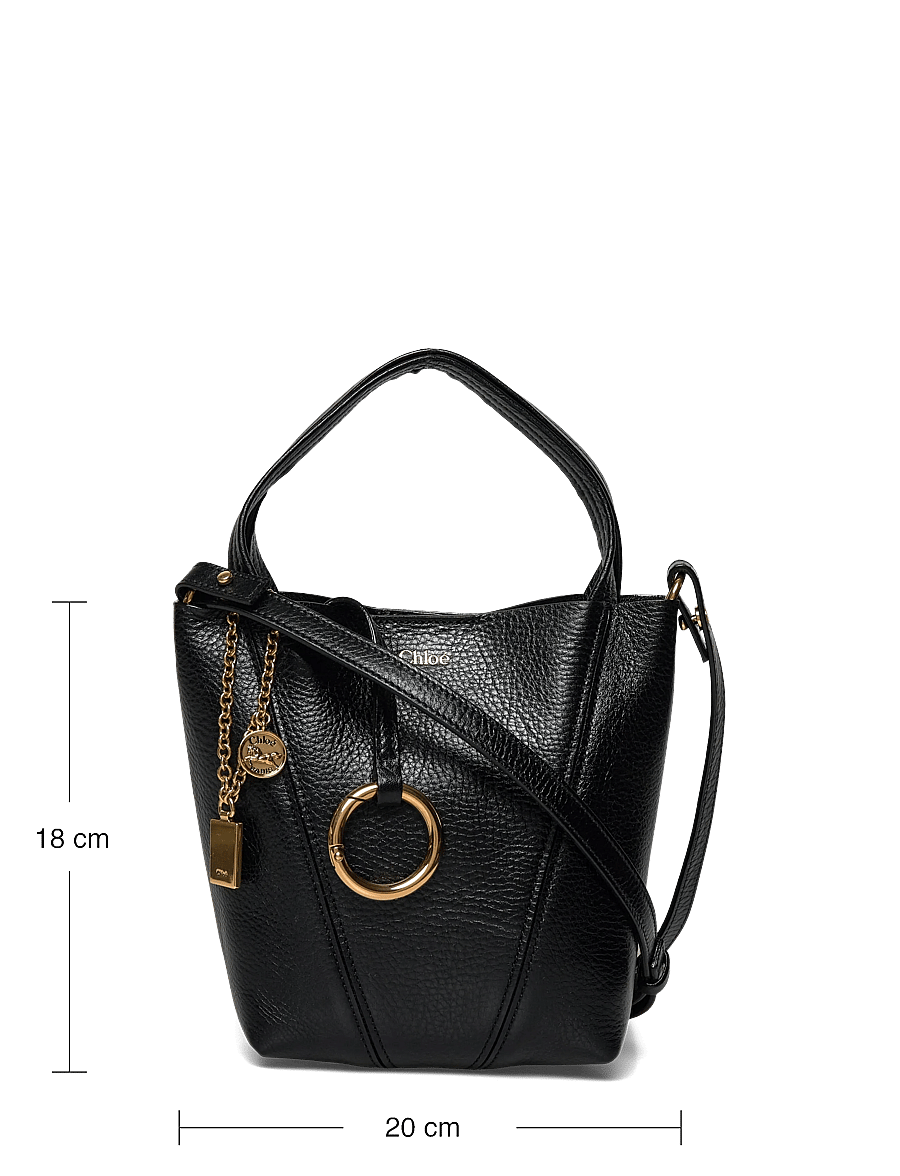 Chloé - Spin Tote Bag - tote bags - black - 3