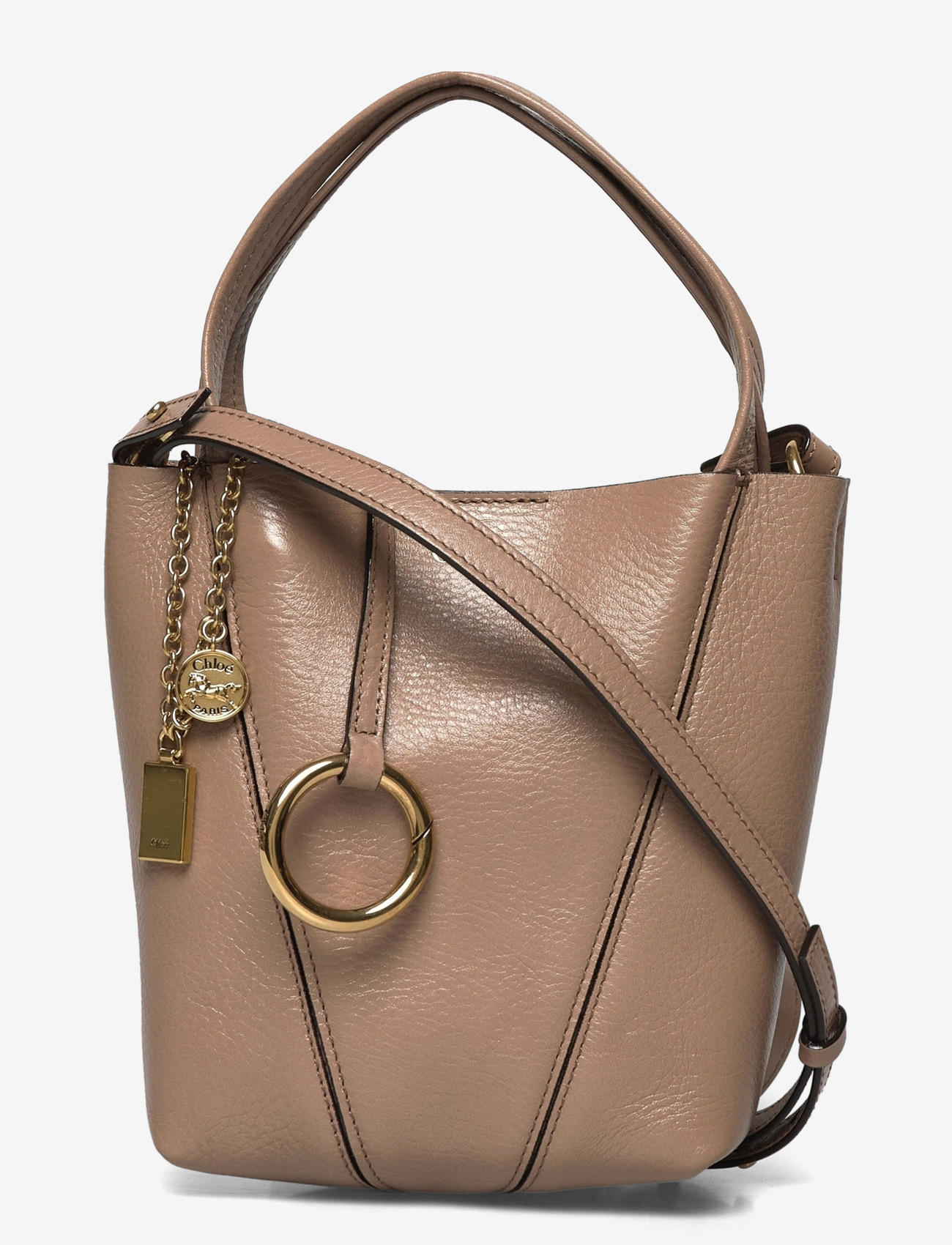Chloé - Spin Tote Bag - tote-stiilis kotid - brown - 0