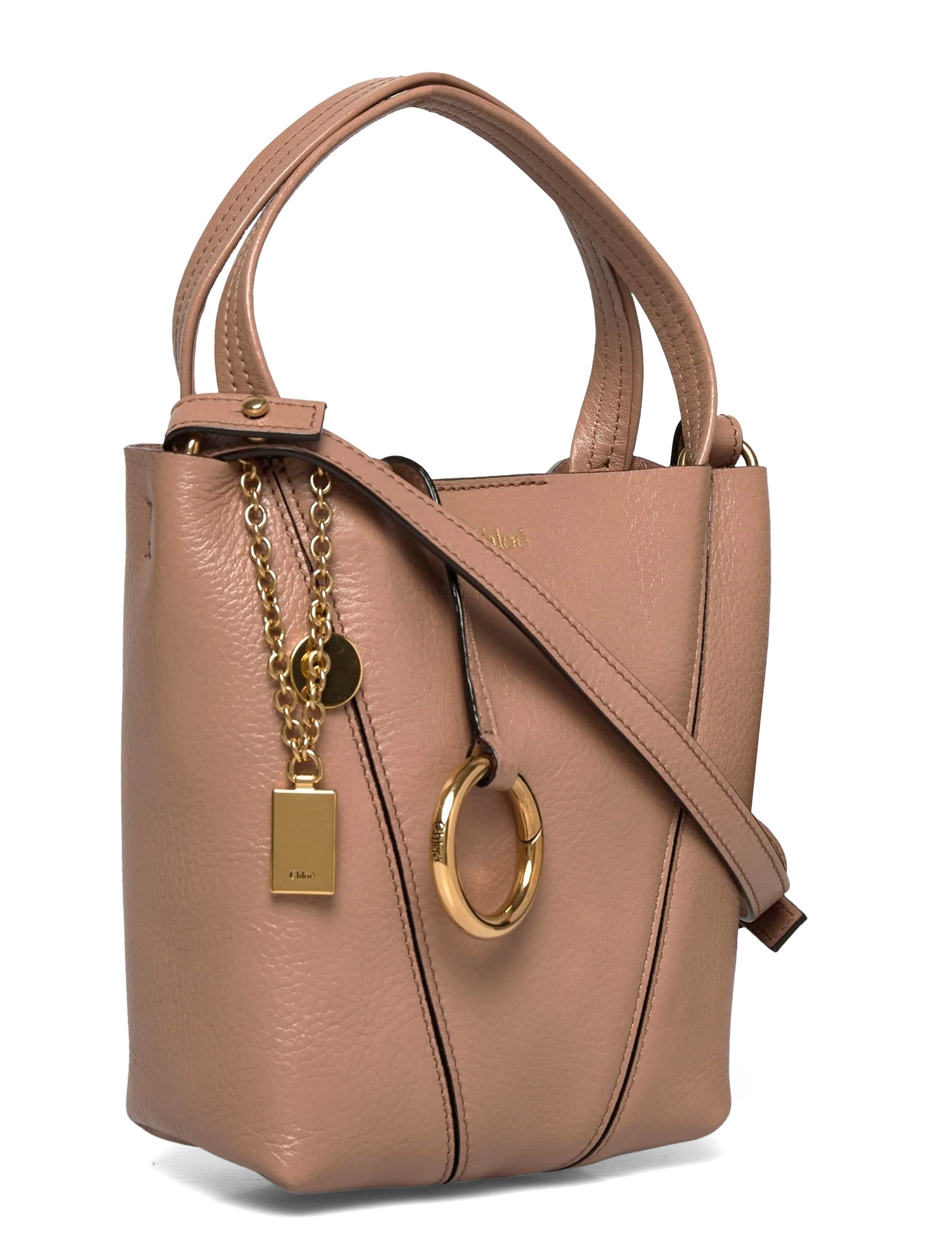 Chloé - Spin Tote Bag - tote bags - brown - 2