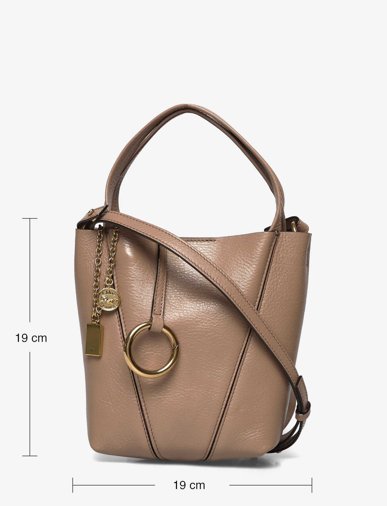 Chloé - Spin Tote Bag - tote-stiilis kotid - brown - 3