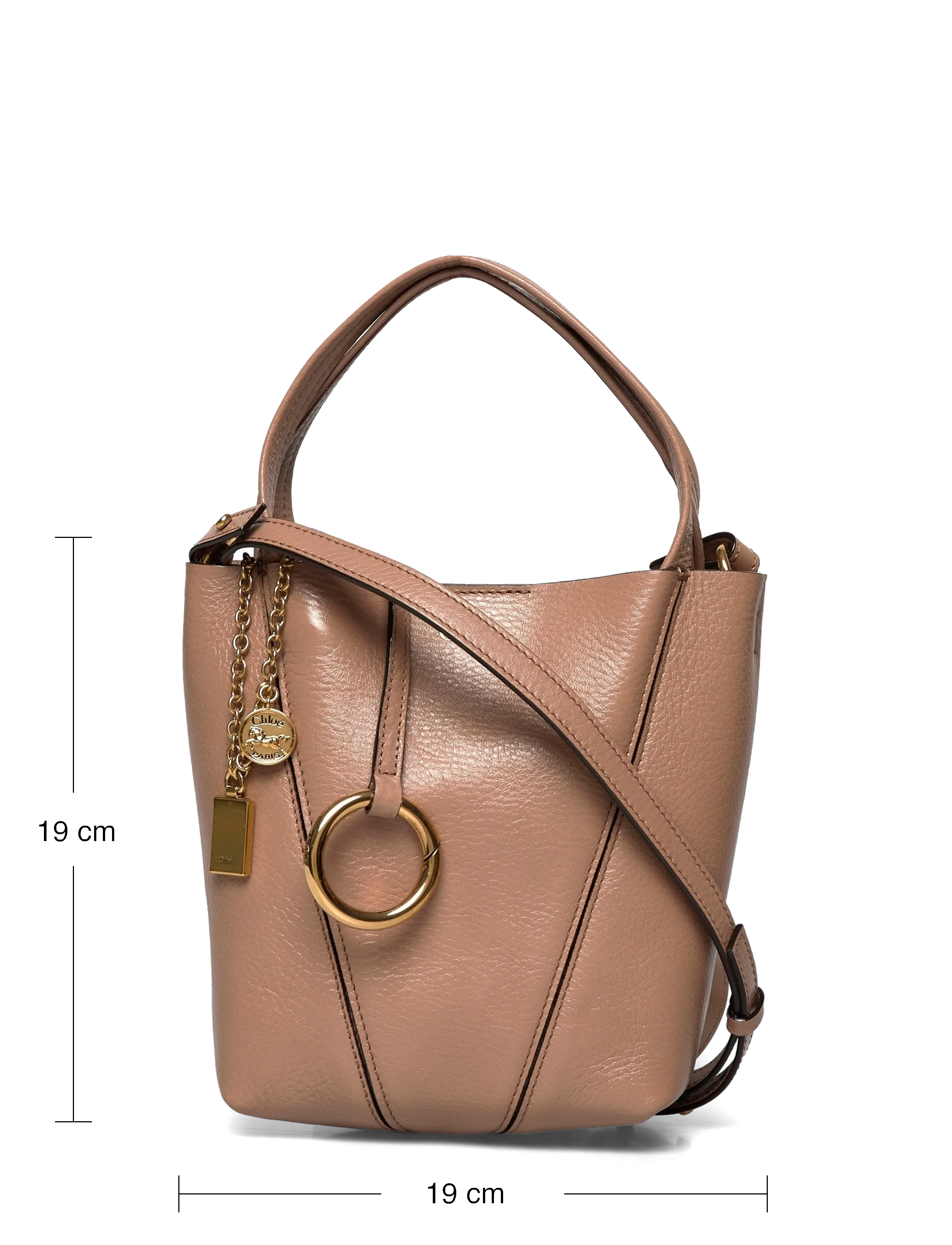 Chloé - Spin Tote Bag - tote bags - brown - 3