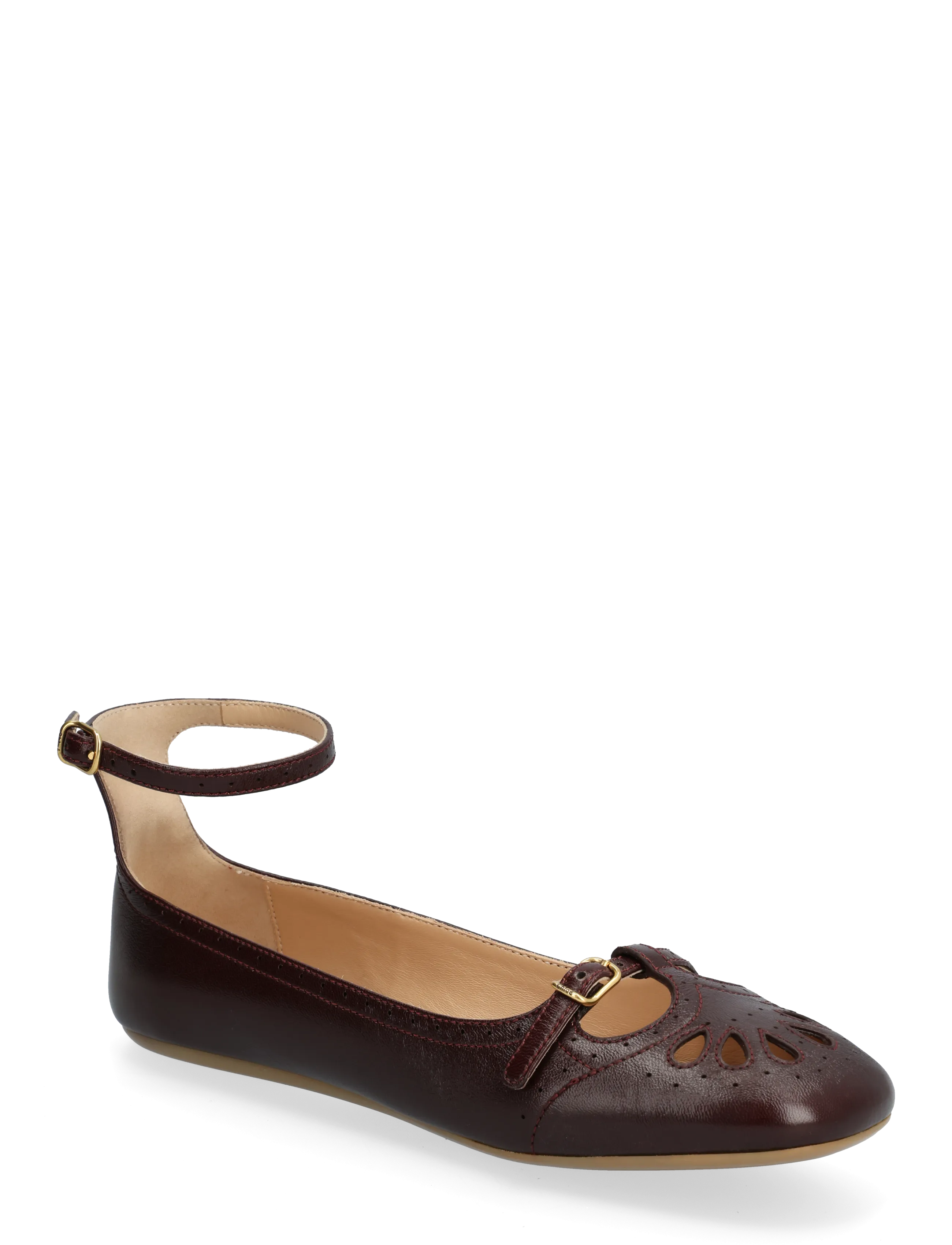 Chloé Misty Ballerina Schuhe, 40, Designer, Braun - Ballerinas, Frauen