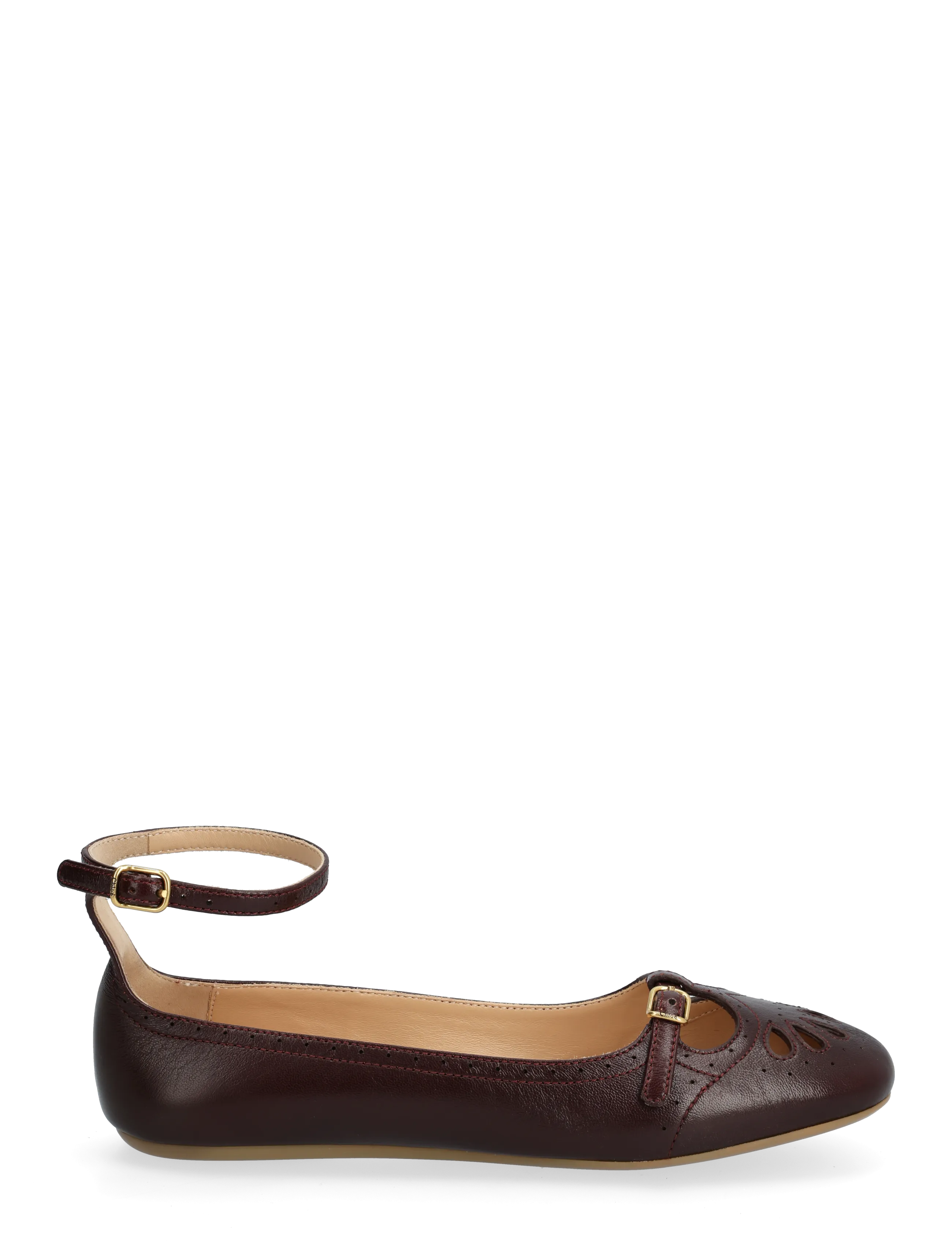 Chloé - Chloé Misty ballerina shoes - ballerinaer - brown - 2