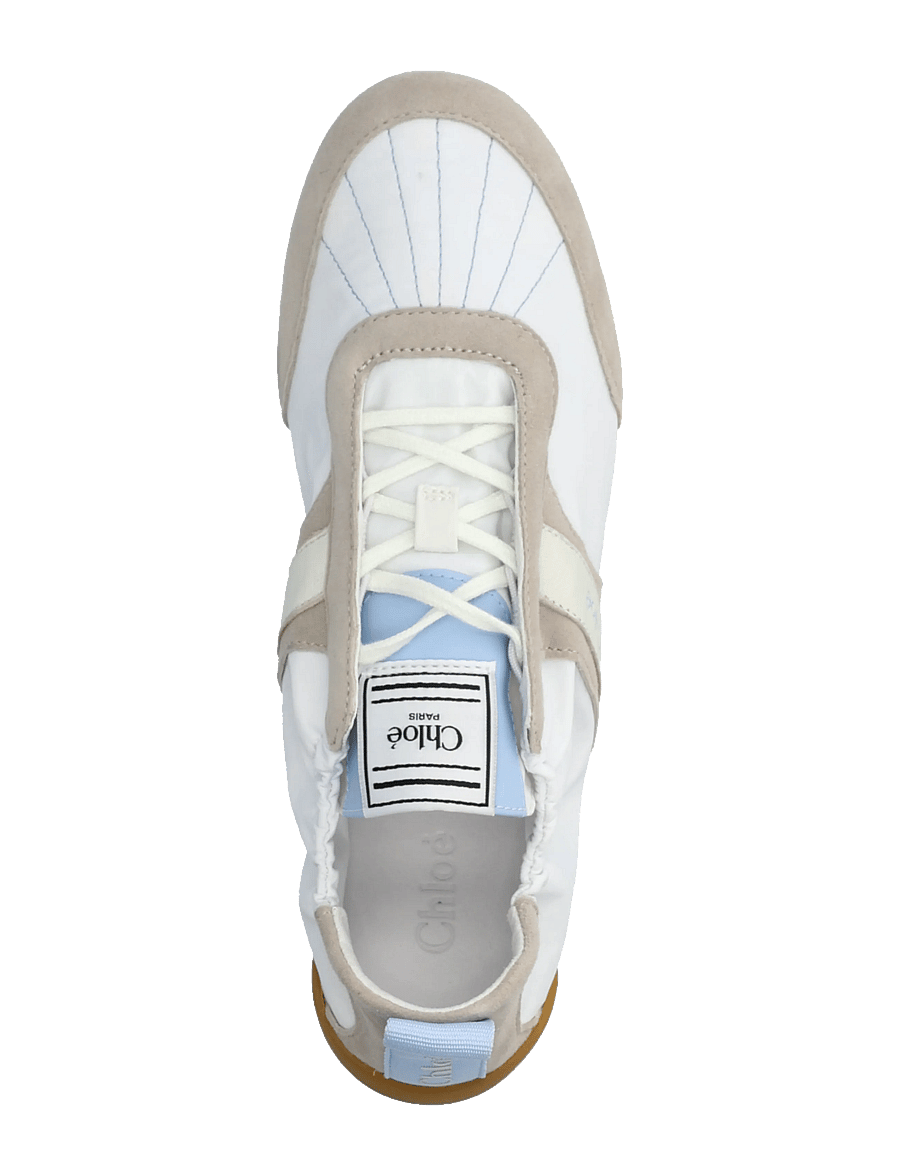 Chloé - Kick low-top sneakers - låga sneakers - white - 3