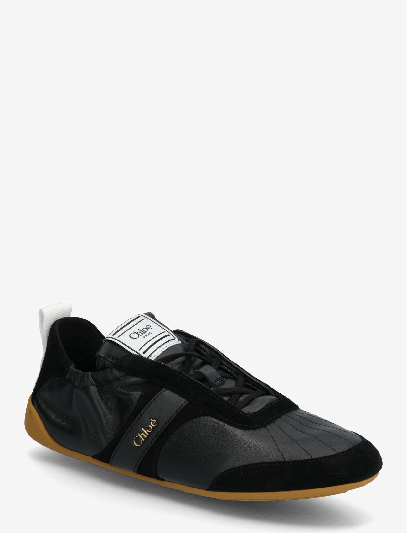 Chloé - Kick low-top sneakers - lágir strigaskór - black - 0