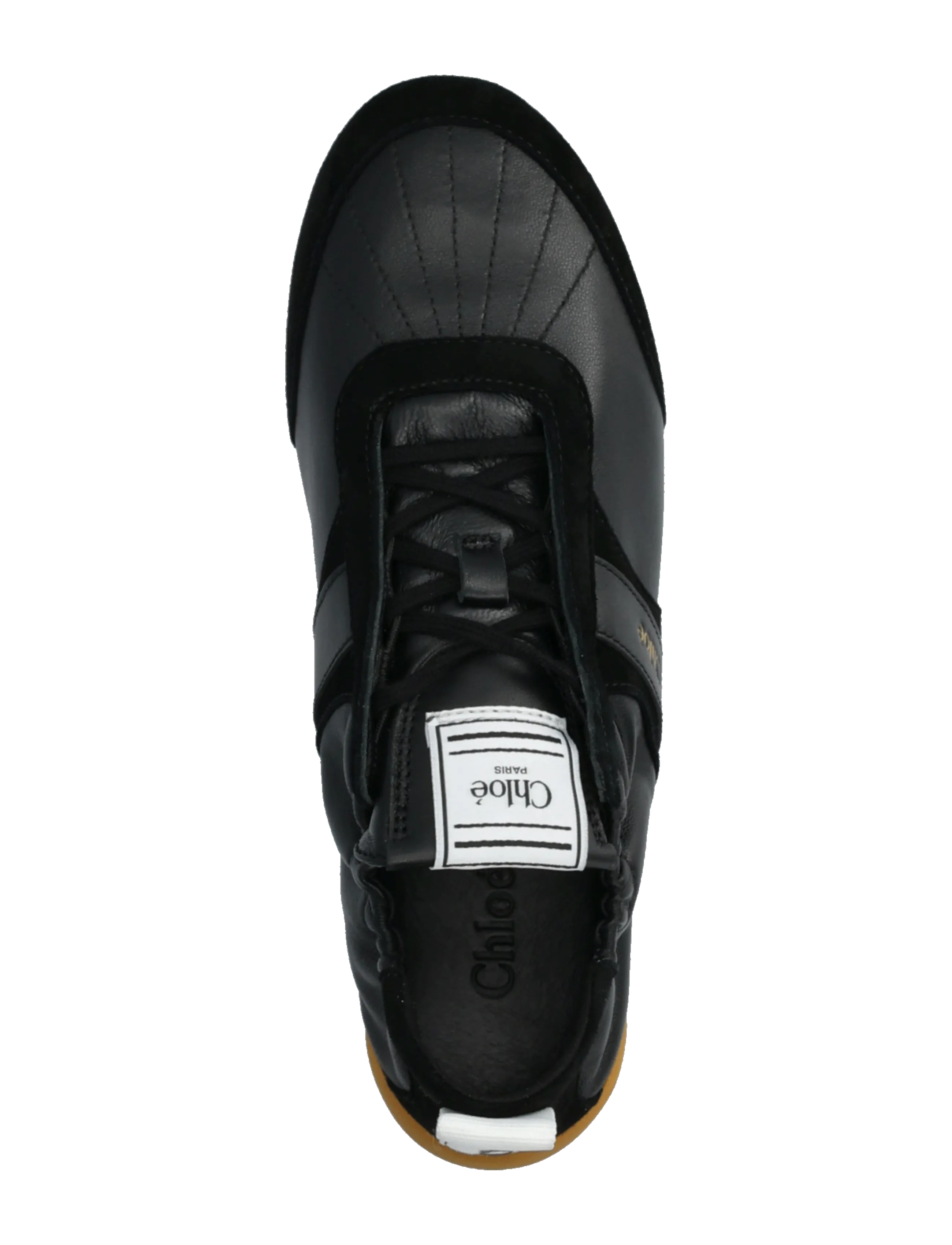 Chloé - Kick low-top sneakers - lave sneakers - black - 3