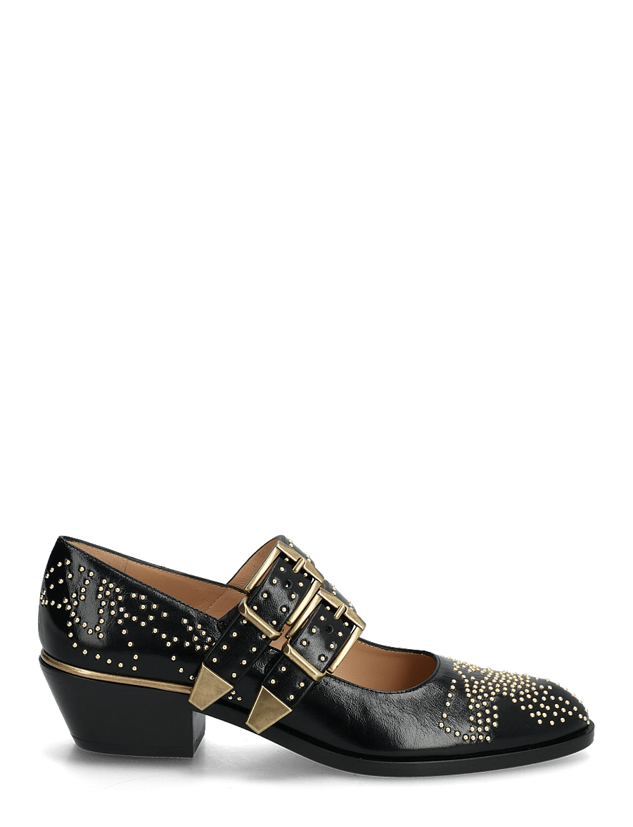 Chloé - Susanna 40 studded leather Mary Jane pumps - special occasions - black - 1