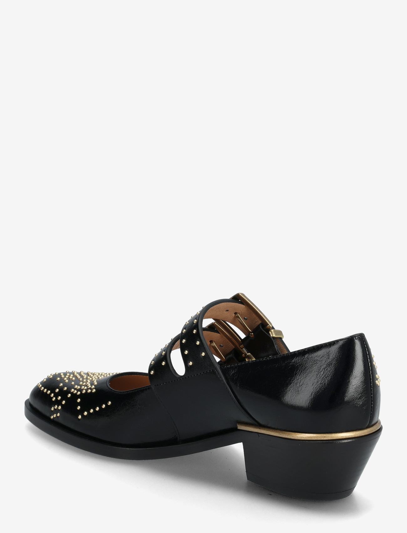 Chloé - Susanna 40 studded leather Mary Jane pumps - special occasions - black - 2
