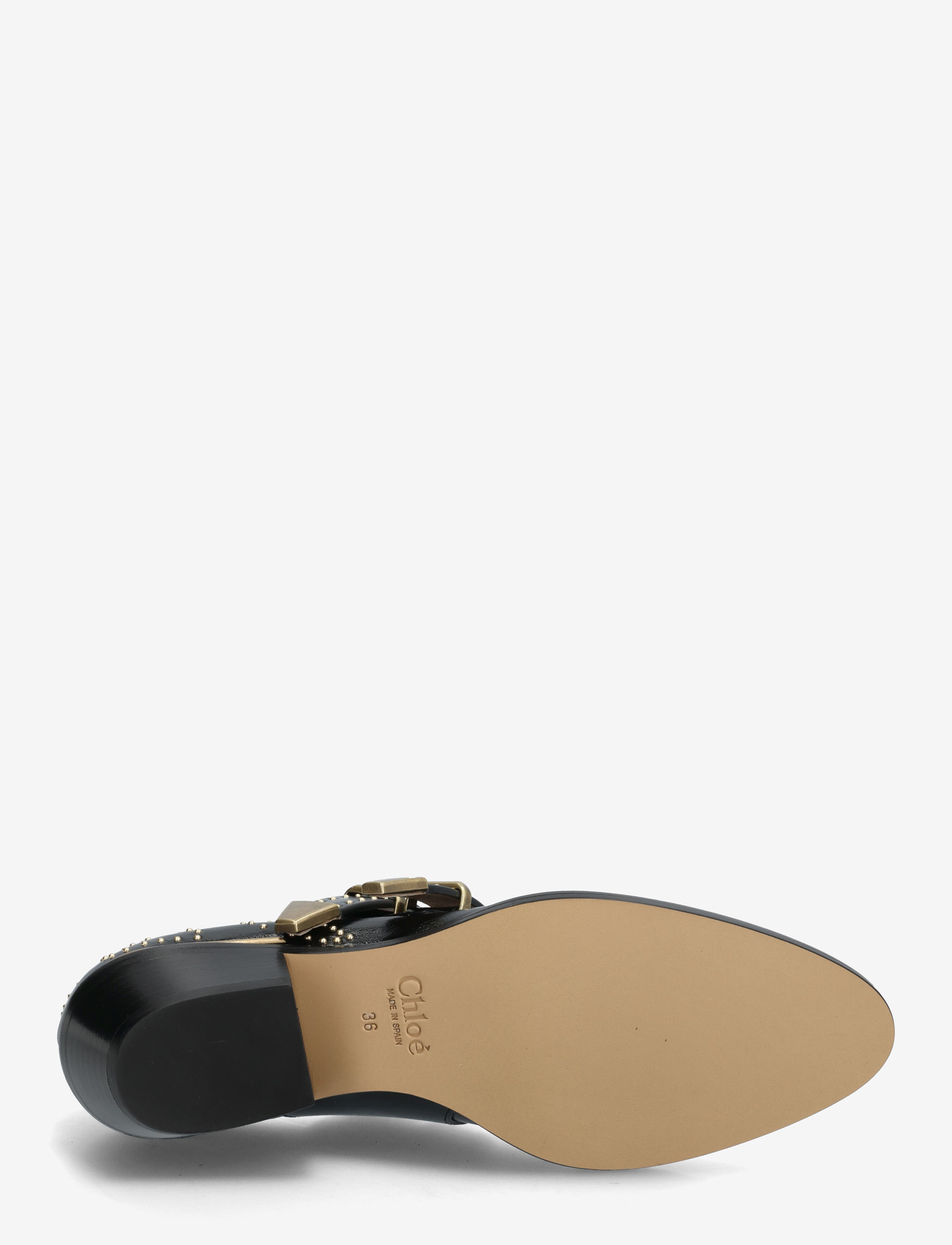 Chloé - Susanna 40 studded leather Mary Jane pumps - special occasions - black - 4