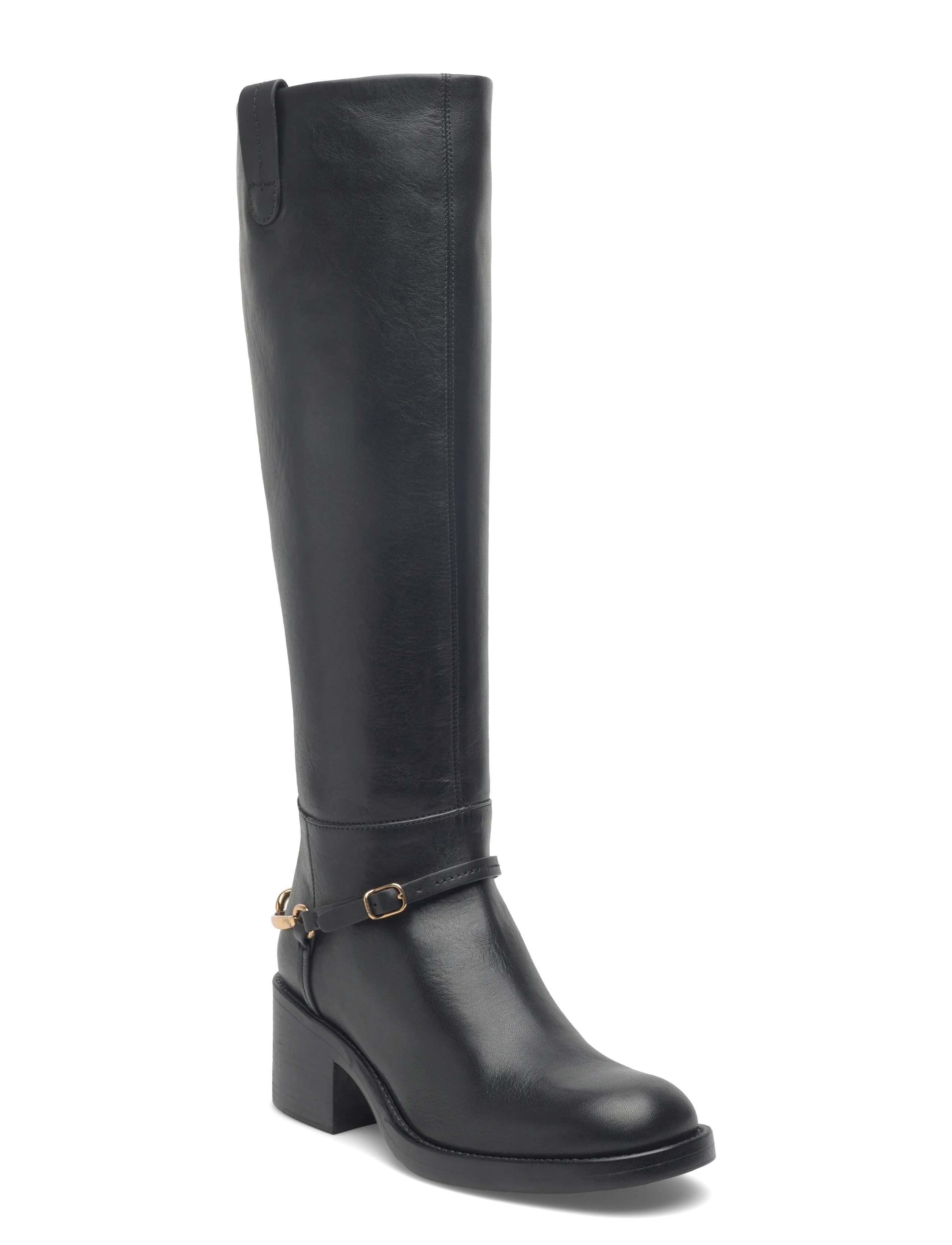 Chloé Dakota leather knee-high boots - Há stígvél - BLACK / black