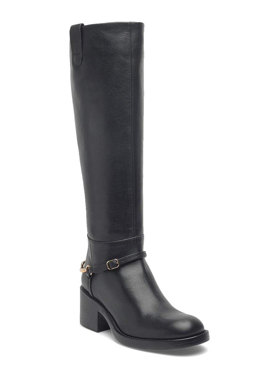 Chloé - Dakota leather knee-high boots - lange stiefel - black - 0