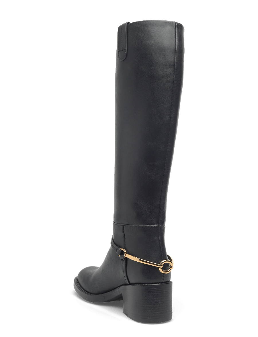 Chloé - Dakota leather knee-high boots - lange stiefel - black - 2