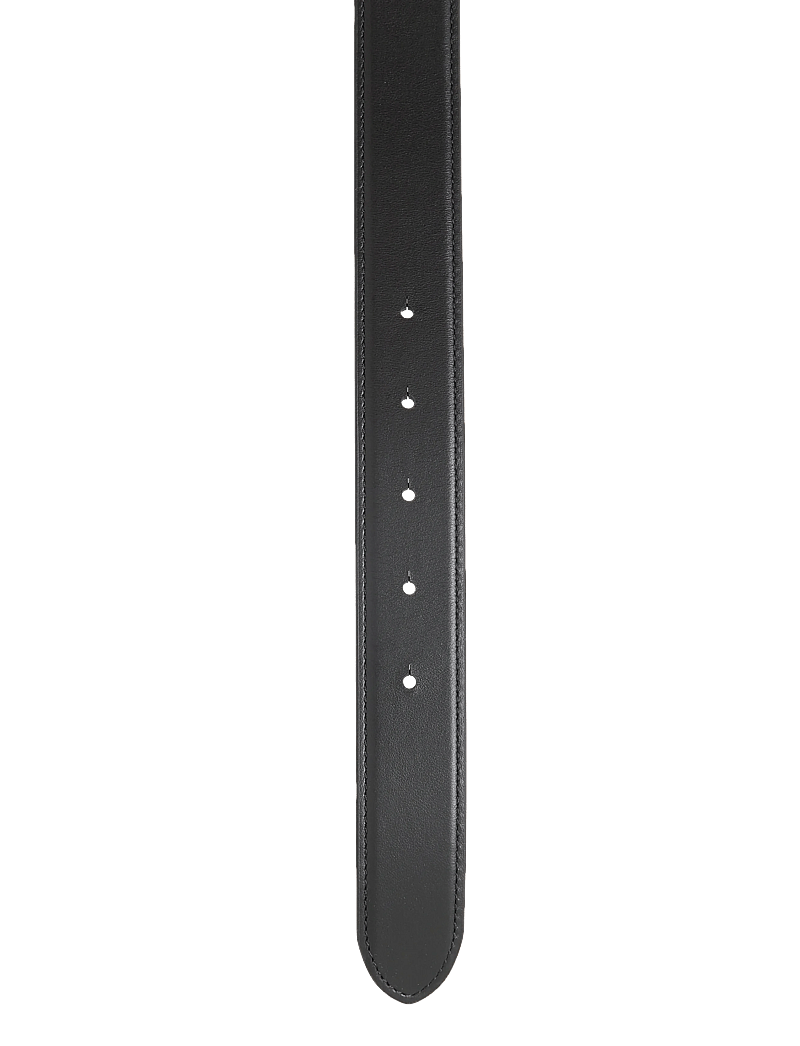 Chloé - Iconic Logo Leather Belt - ledergürtel - black - 2