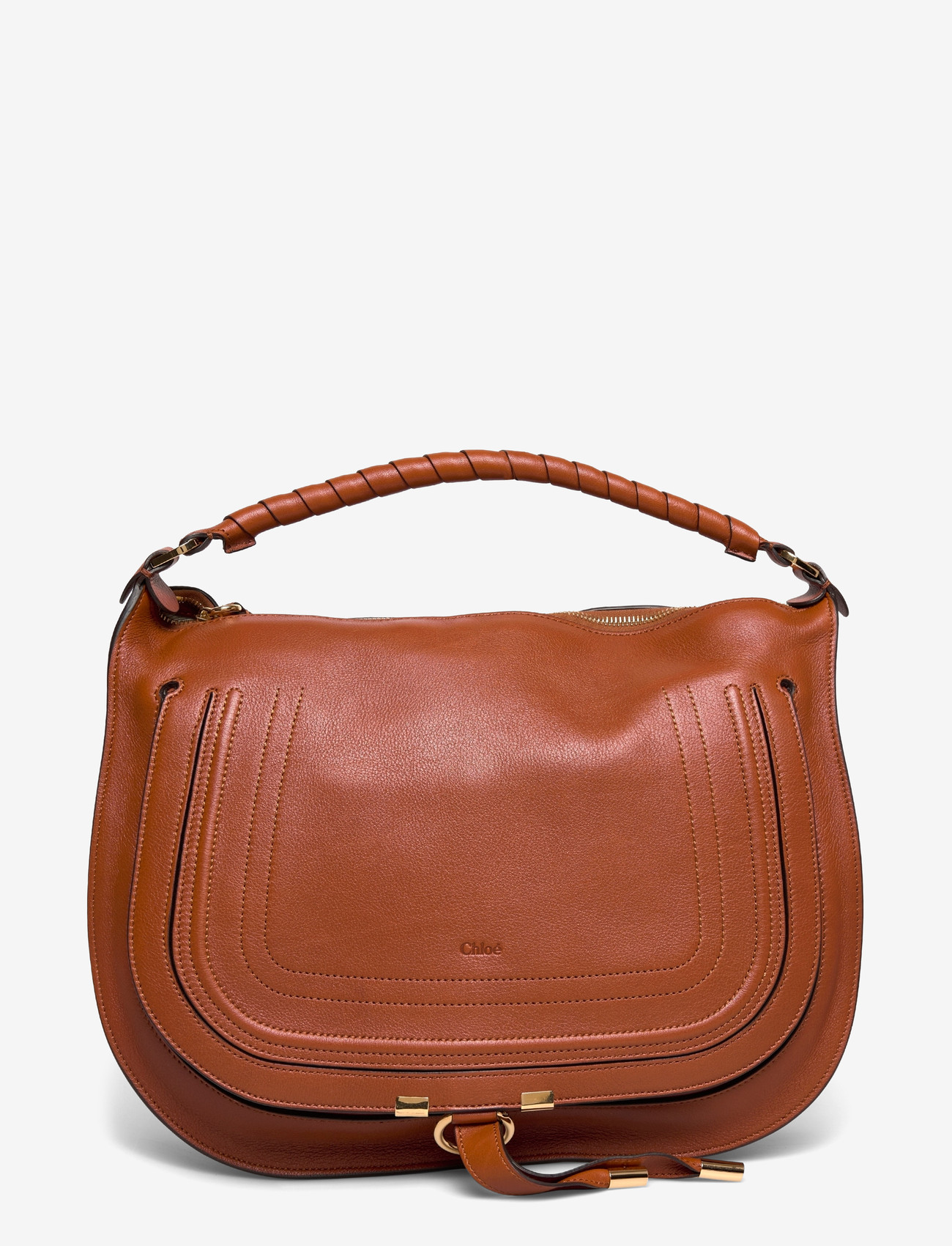 Chloé - Marcie Shoulder Bag - shoulder bags - brown - 0