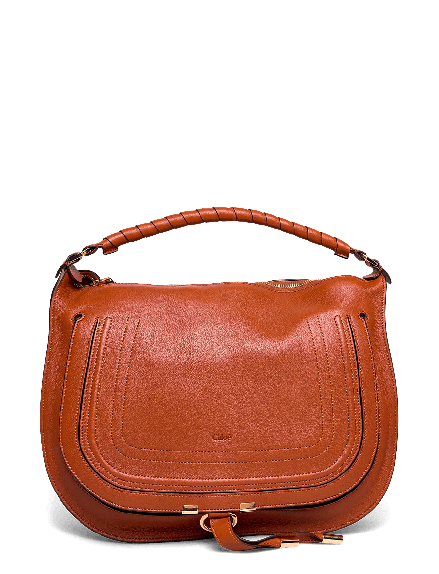 Chloé - Marcie Shoulder Bag - taschen - brown - 0