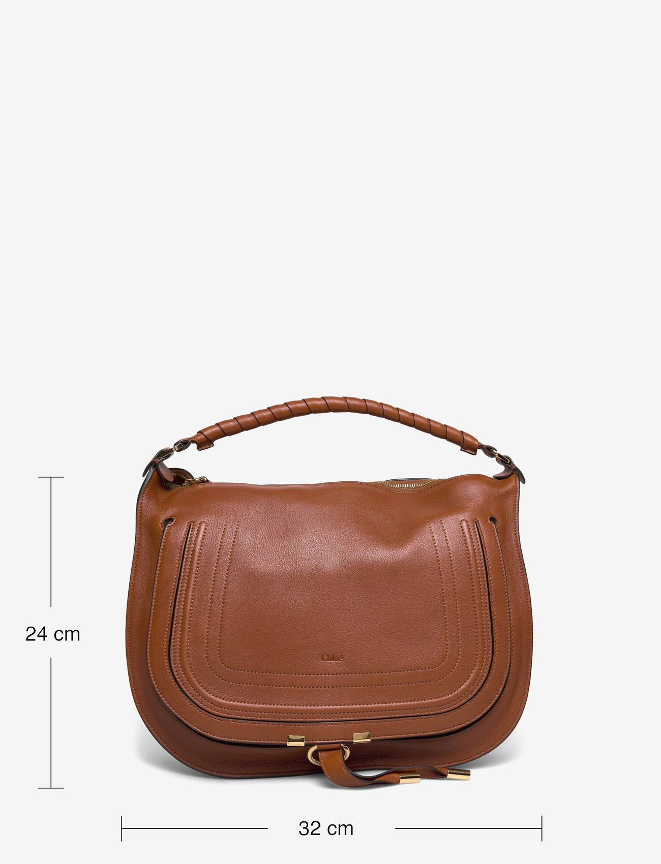 Chloé - Marcie Shoulder Bag - shoulder bags - brown - 3