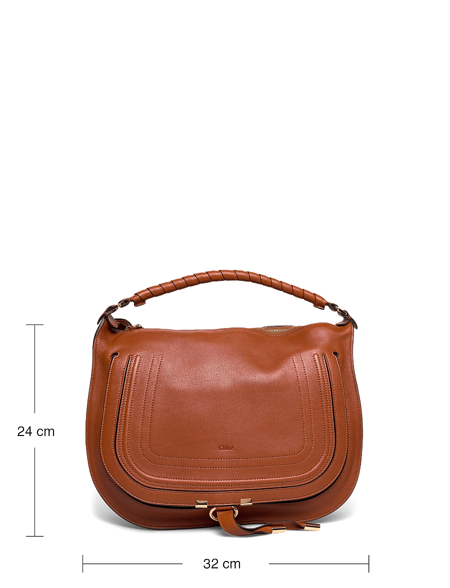 Chloé - Marcie Shoulder Bag - taschen - brown - 3