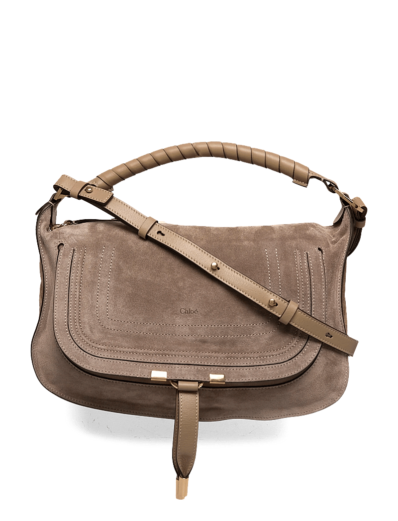 Chloé - Marcie Shoulder Bag - modetrends - brown - 0