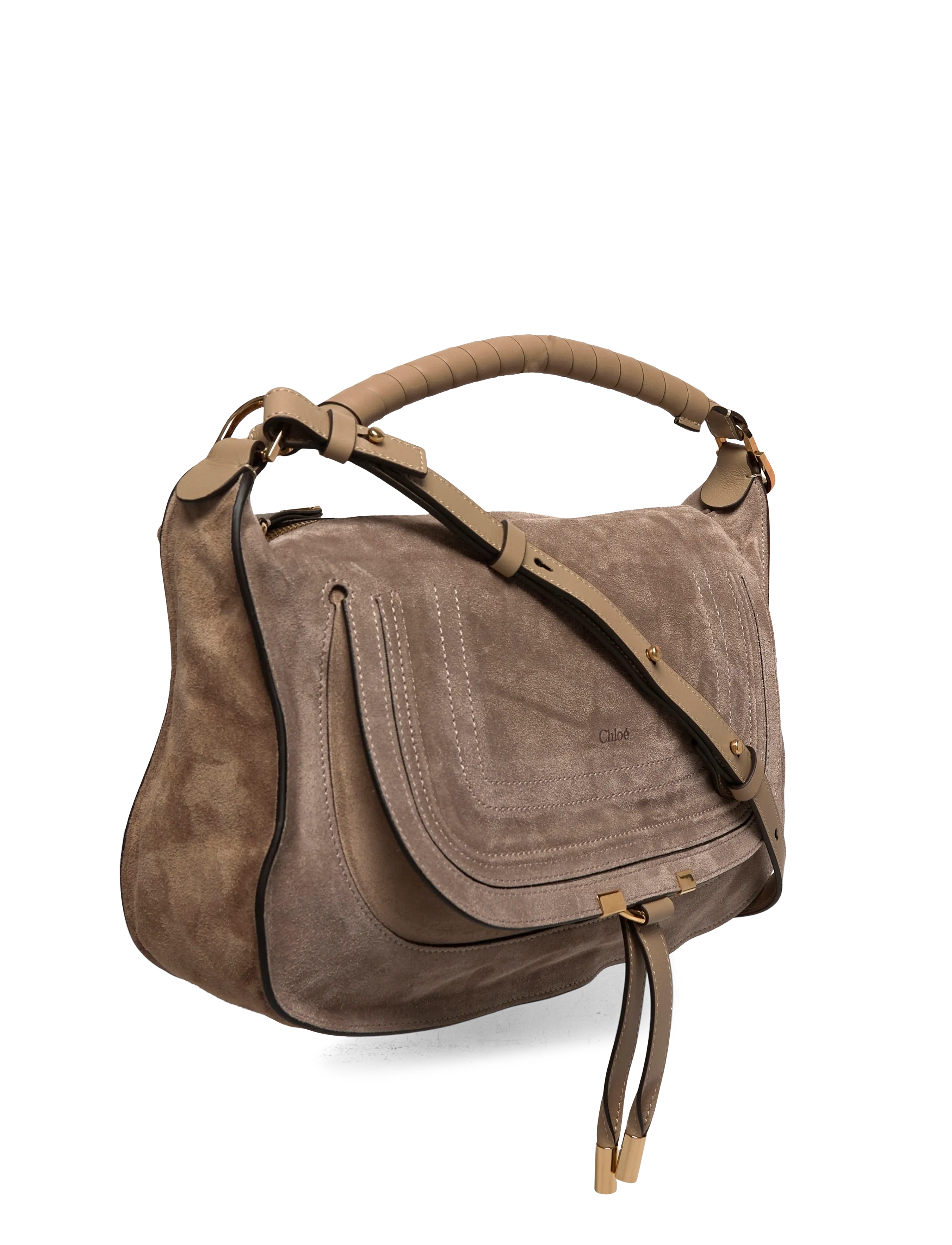 Chloé - Marcie Shoulder Bag - brown - 2
