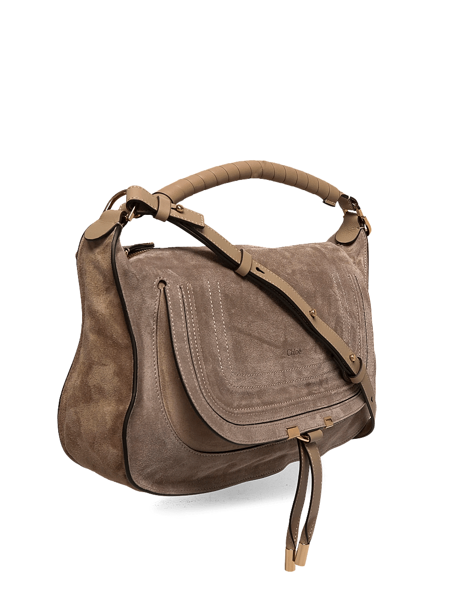 Chloé - Marcie Shoulder Bag - modetrends - brown - 2