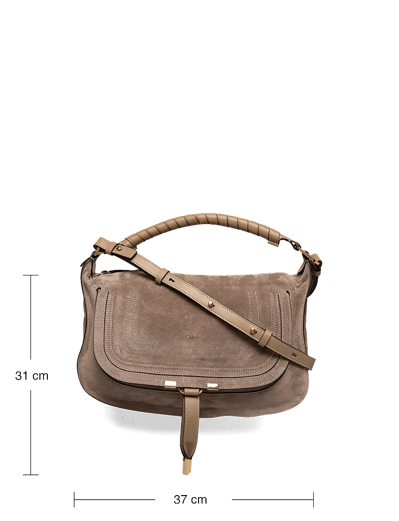 Chloé - Marcie Shoulder Bag - modetrends - brown - 3