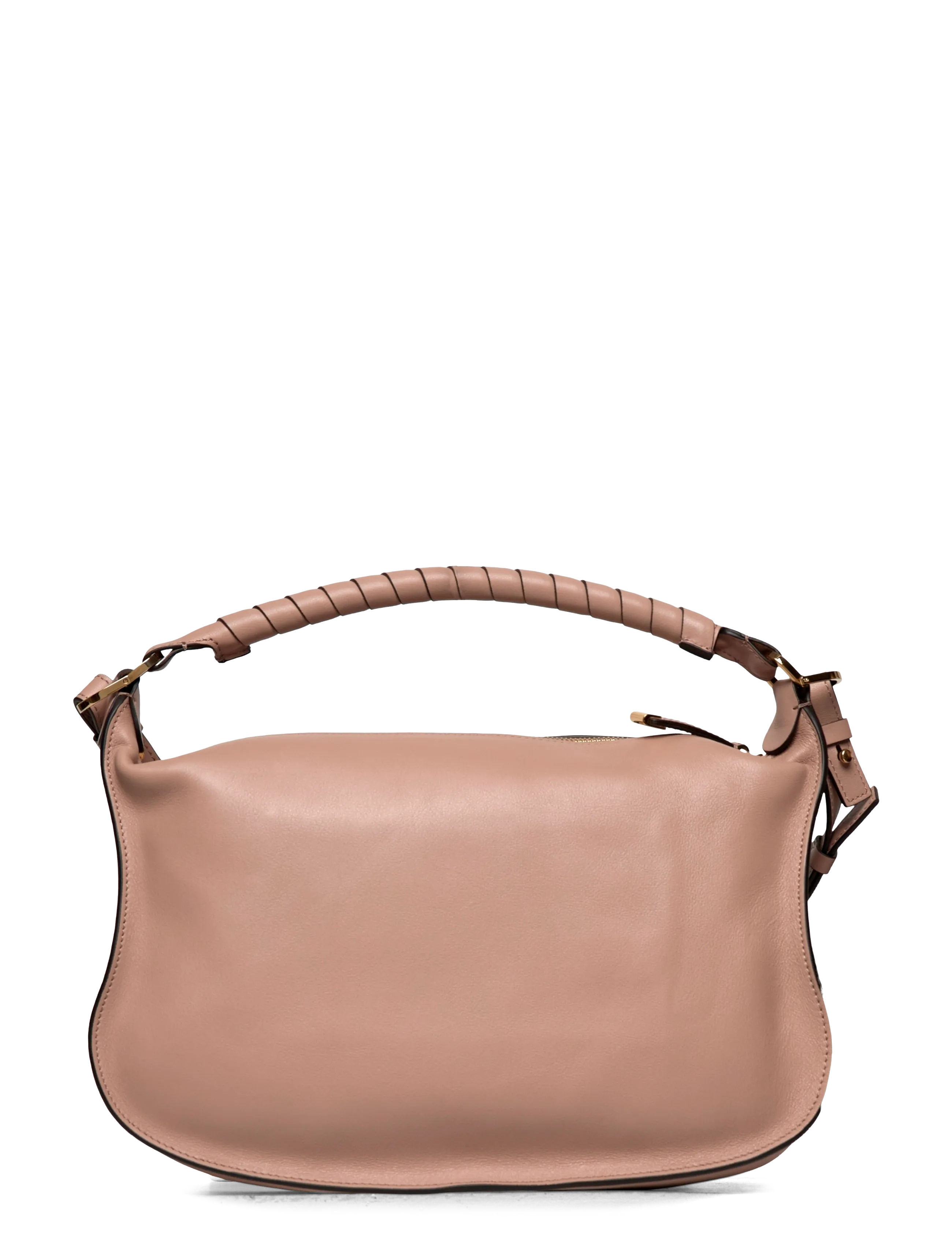 Chloé - Marcie Small leather shoulder bag - laukut - beige - 1