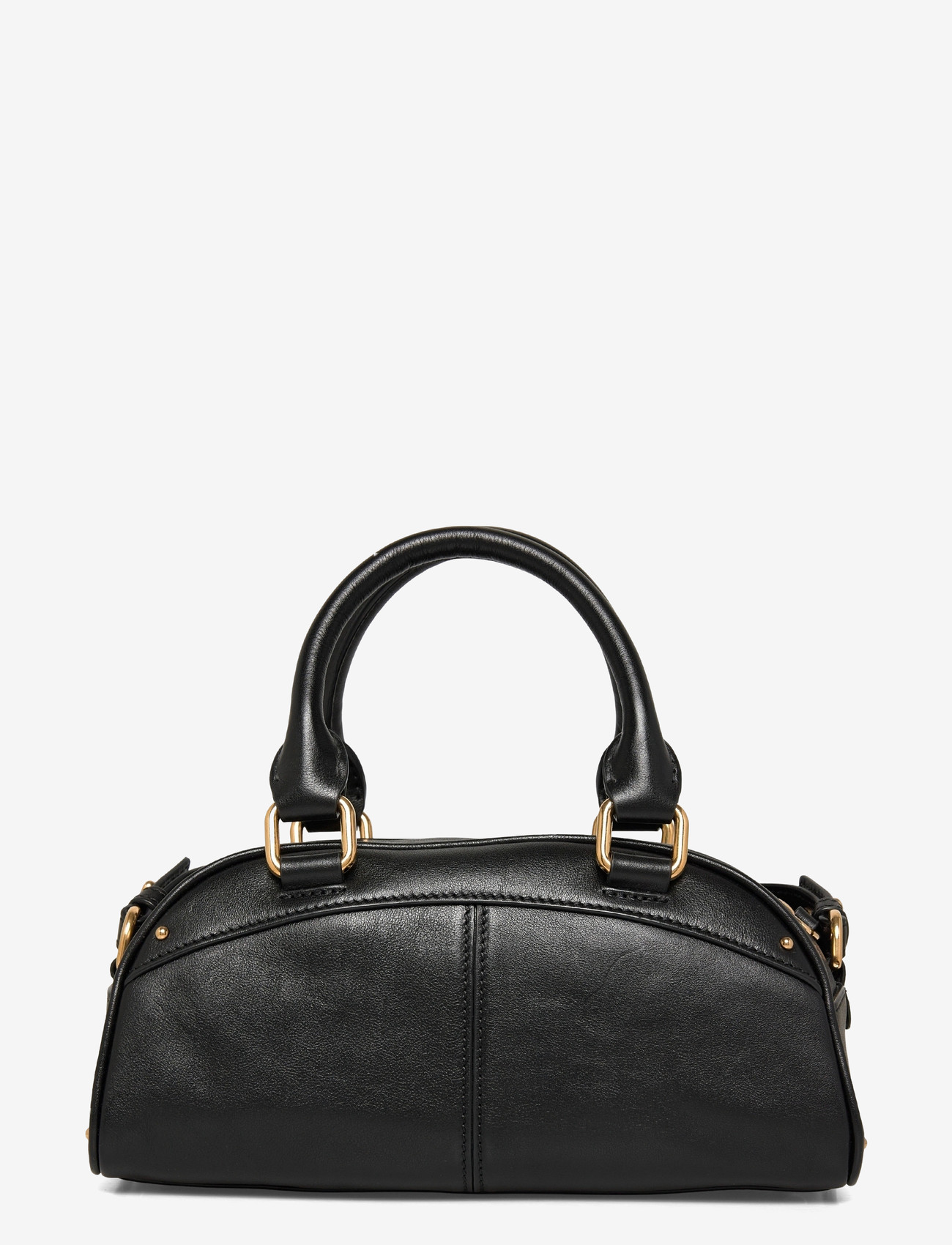 Chloé - Small Leather Bowling Tote Bag - henkeltaschen - black - 1