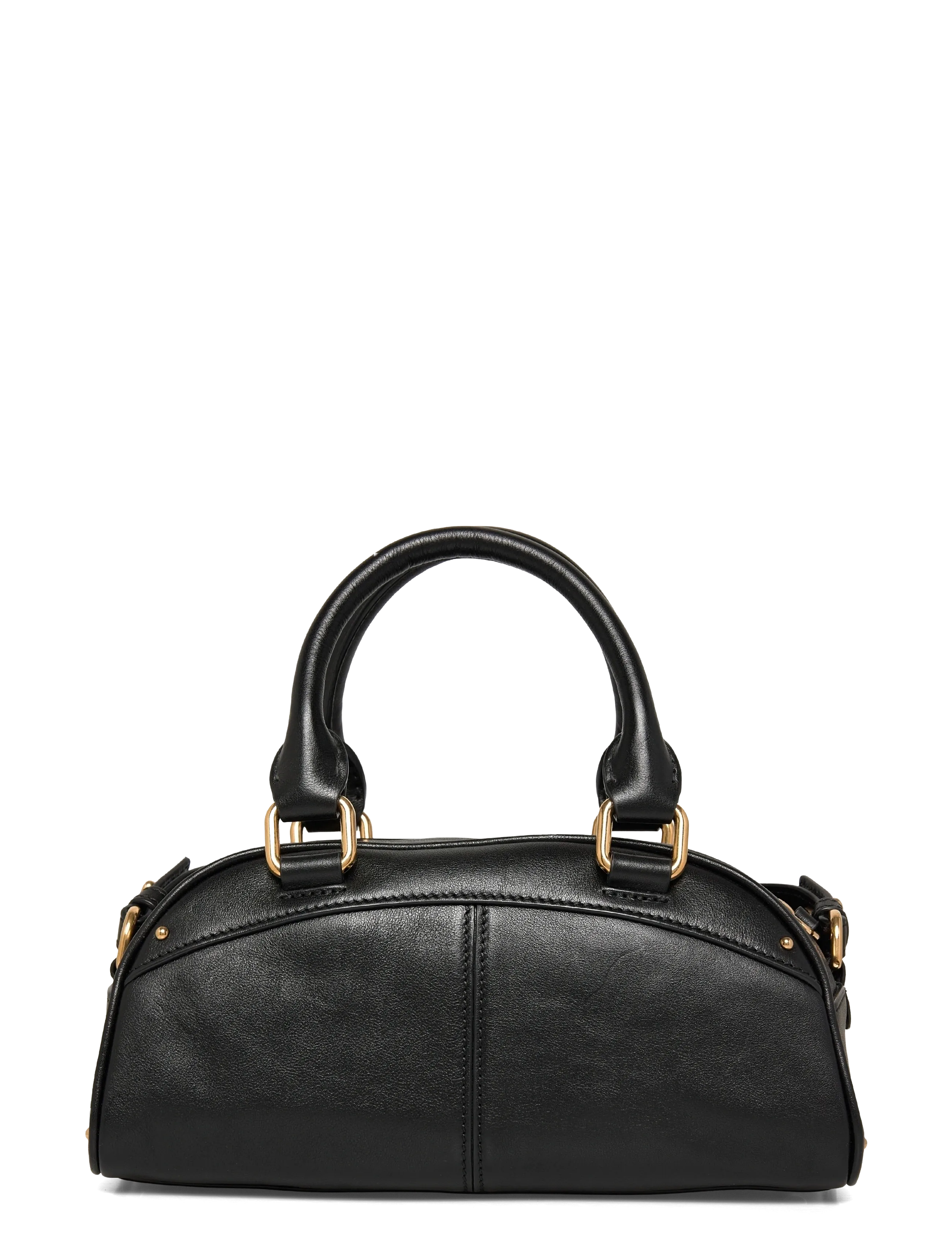 Chloé - Small Leather Bowling Tote Bag - special occasions - black - 1