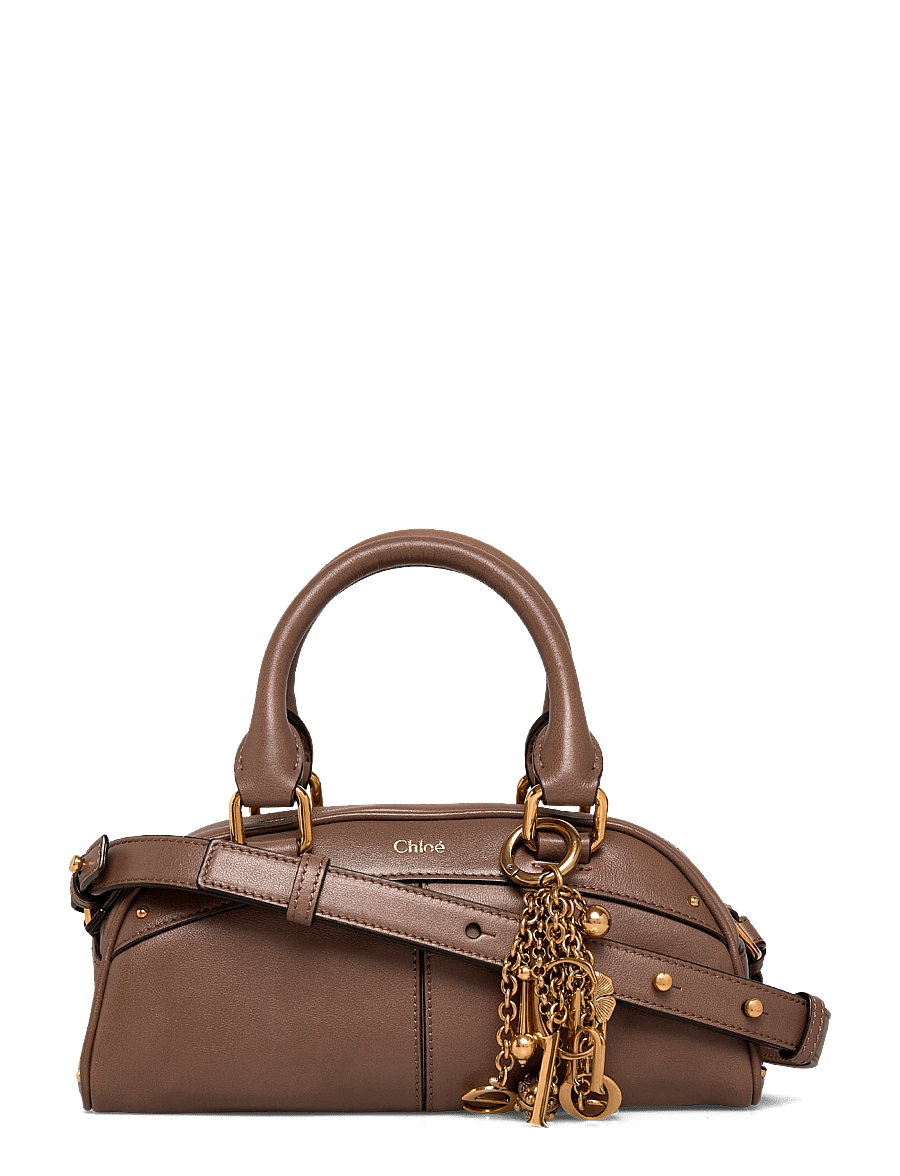 Chloé - Bowling Leather Handle Bag - erilised sündmused - brown - 0