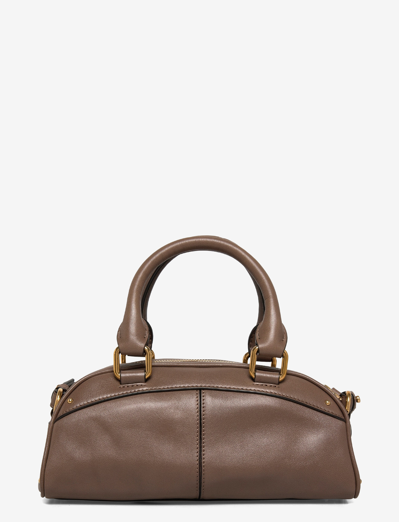 Chloé - Bowling Leather Handle Bag - top handle tasker - brown - 1