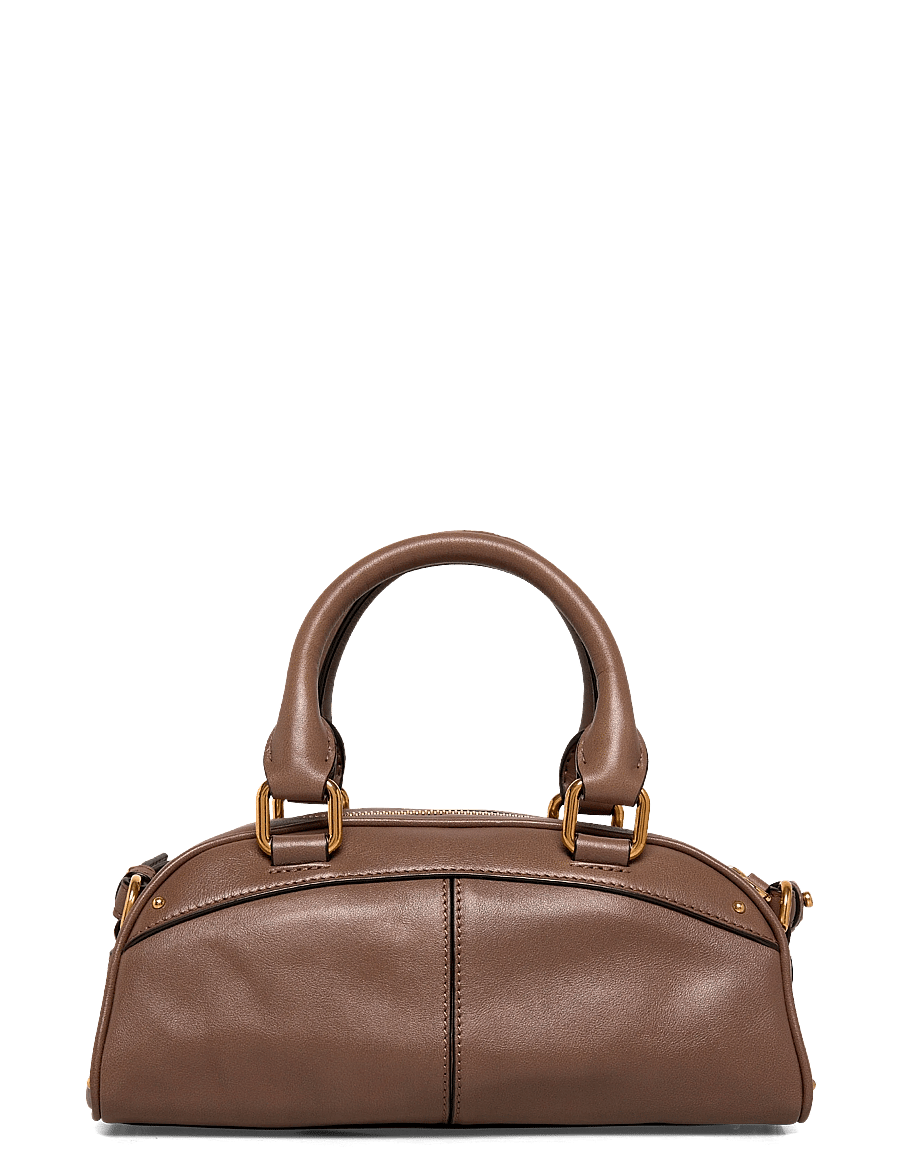 Chloé - Bowling Leather Handle Bag - erilised sündmused - brown - 1