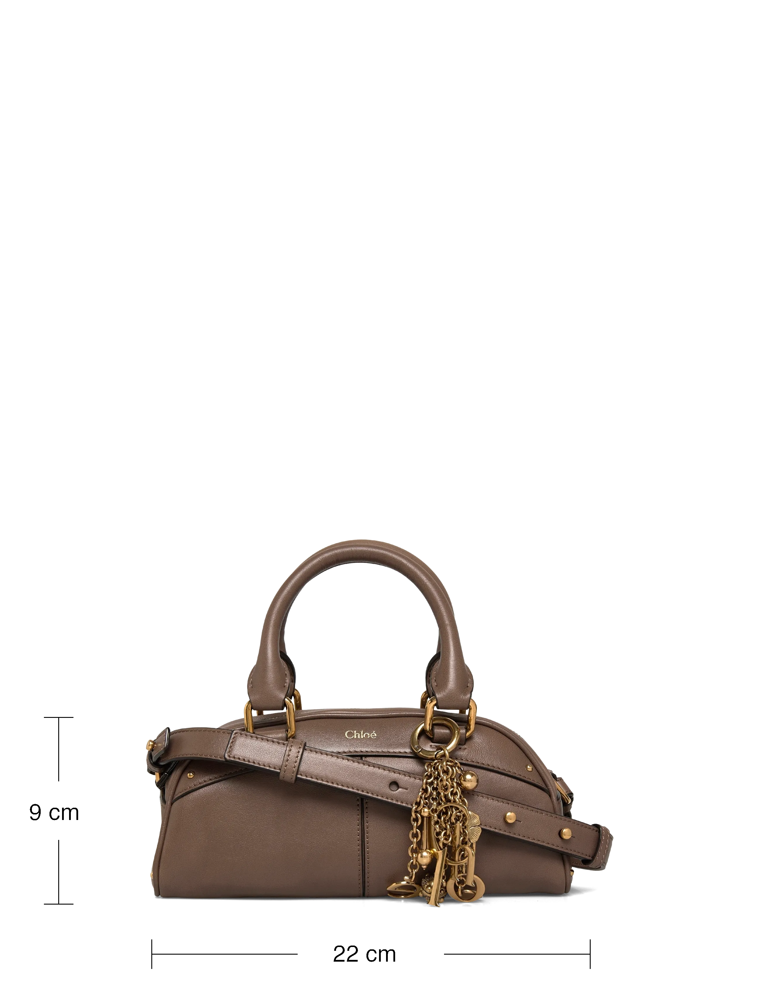 Chloé - Bowling Leather Handle Bag - fyrir sérstaka viðburði - brown - 3