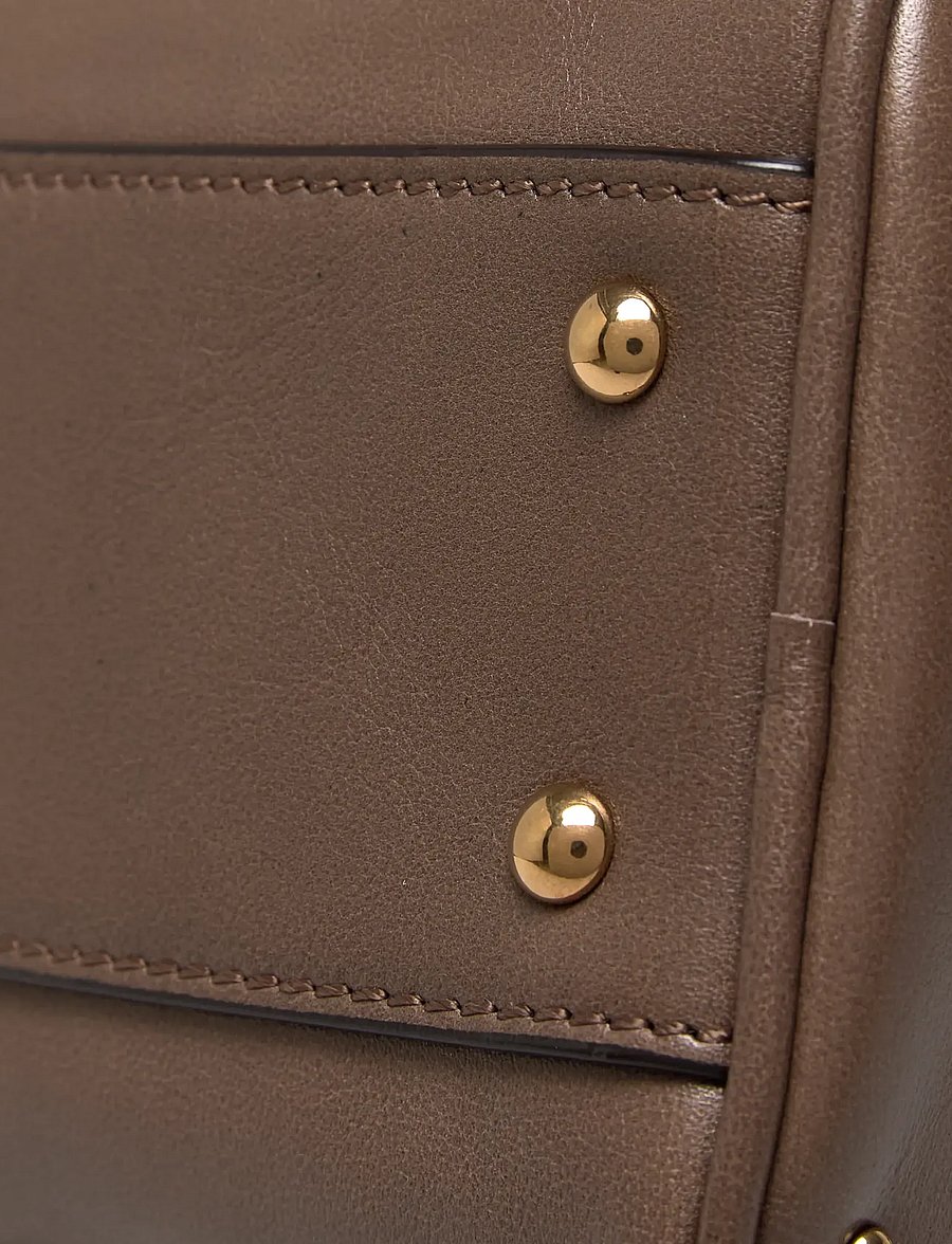 Chloé - Bowling Leather Handle Bag - erilised sündmused - brown - 4