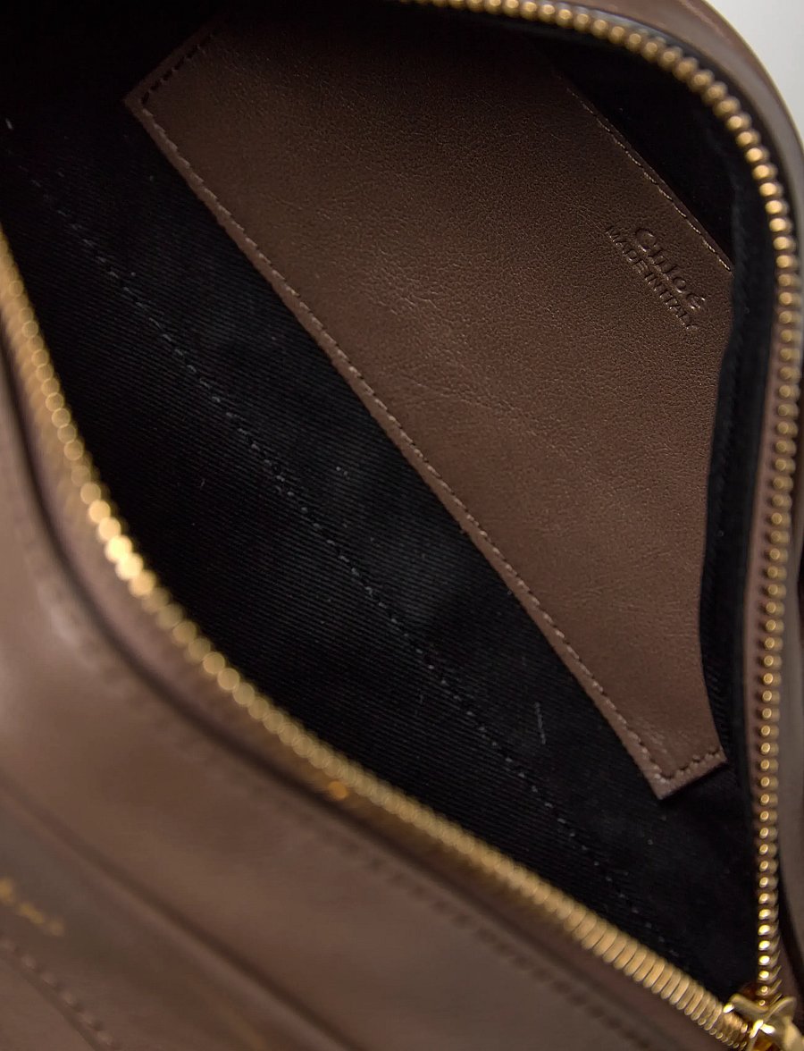 Chloé - Bowling Leather Handle Bag - erilised sündmused - brown - 5