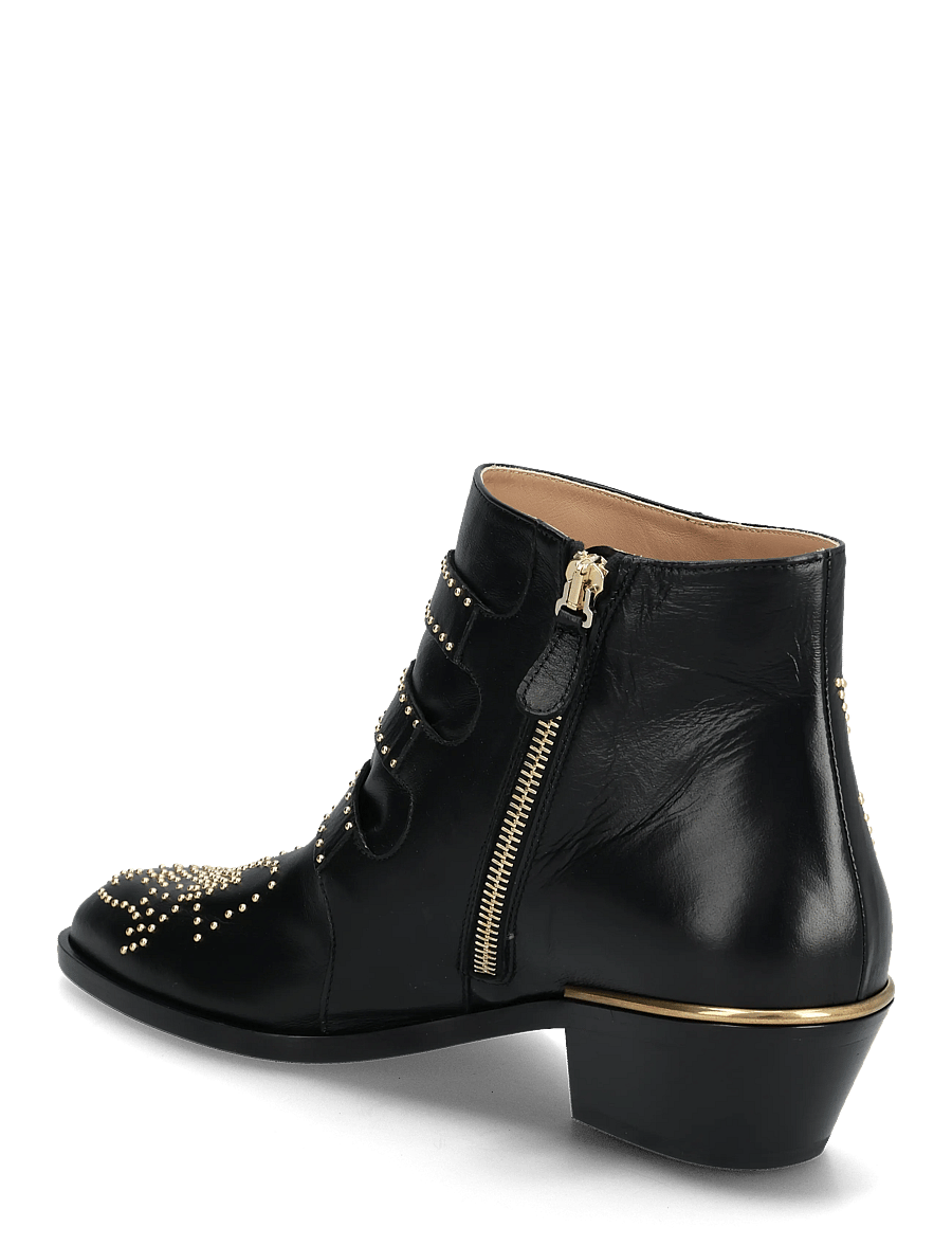 Chloé - Susanna studded leather ankle boots - støvletter - black - 2