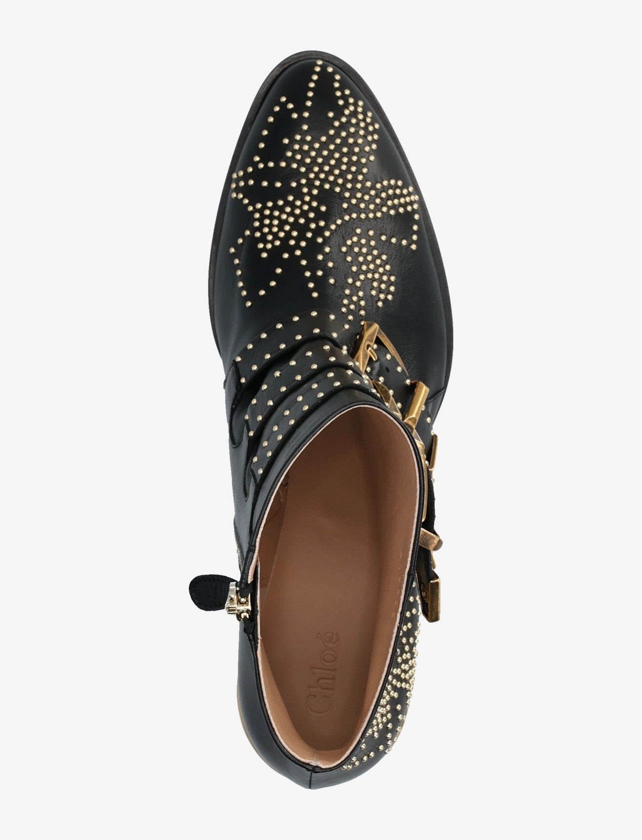 Chloé - Susanna studded leather ankle boots - støvletter - black - 3