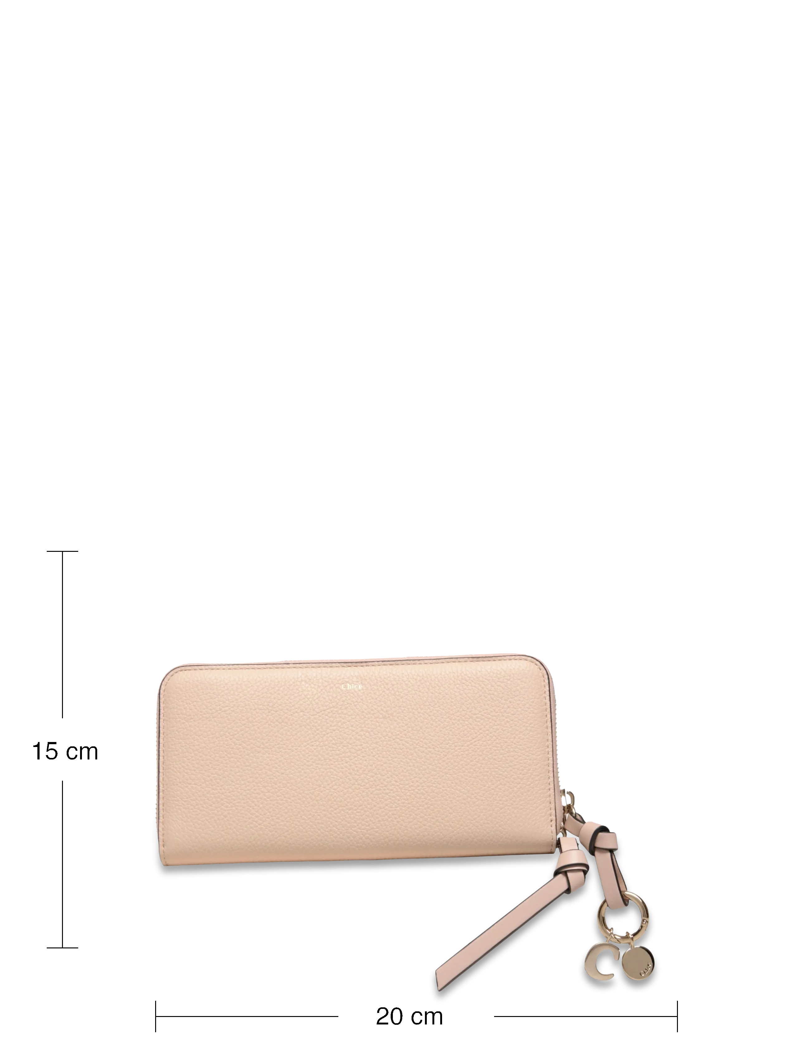 Chloé - Long Wallet Cement Pink - käekotid - pink - 3