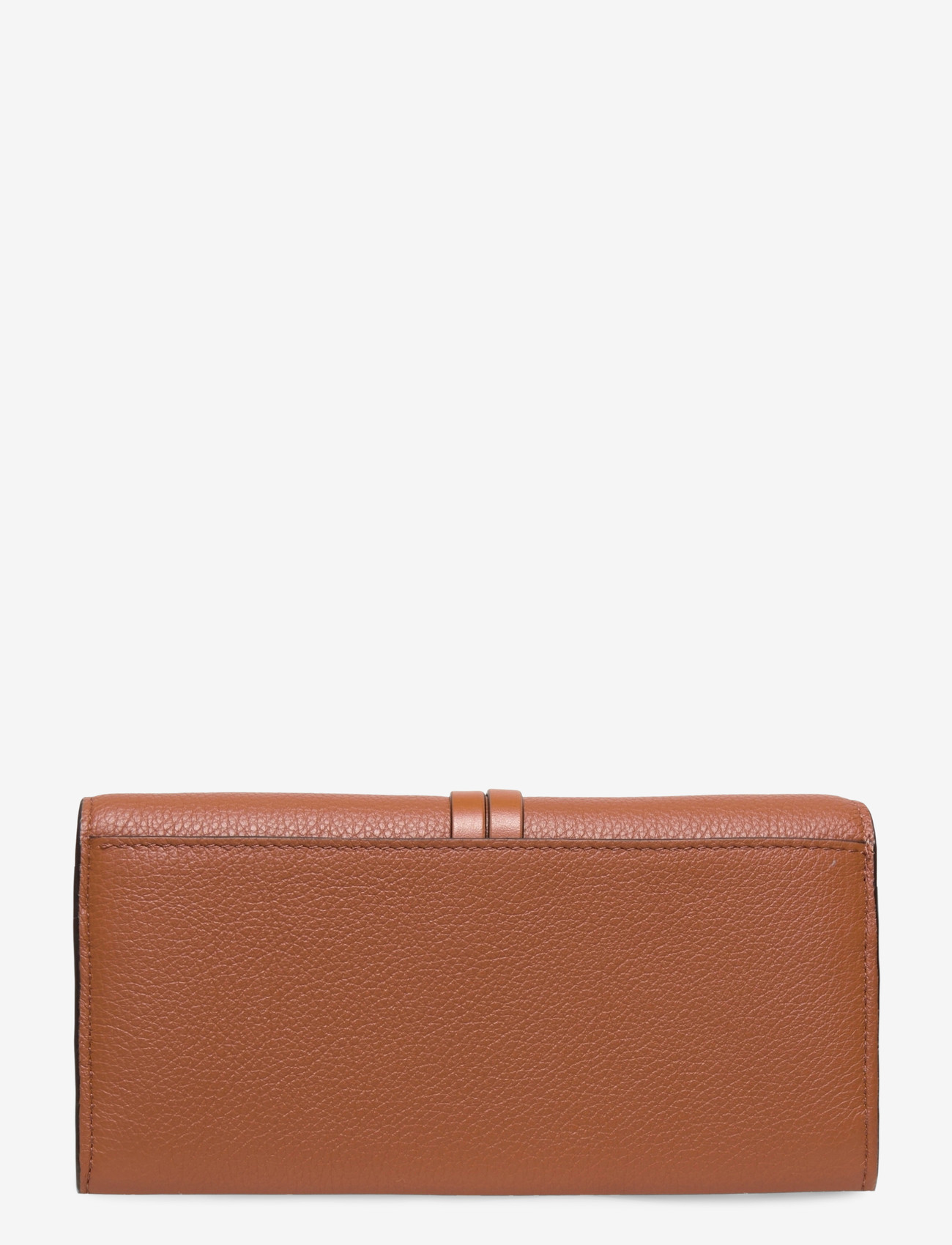 Chloé - Leather Bifold Long Wallet - portemonnaies - brown - 1
